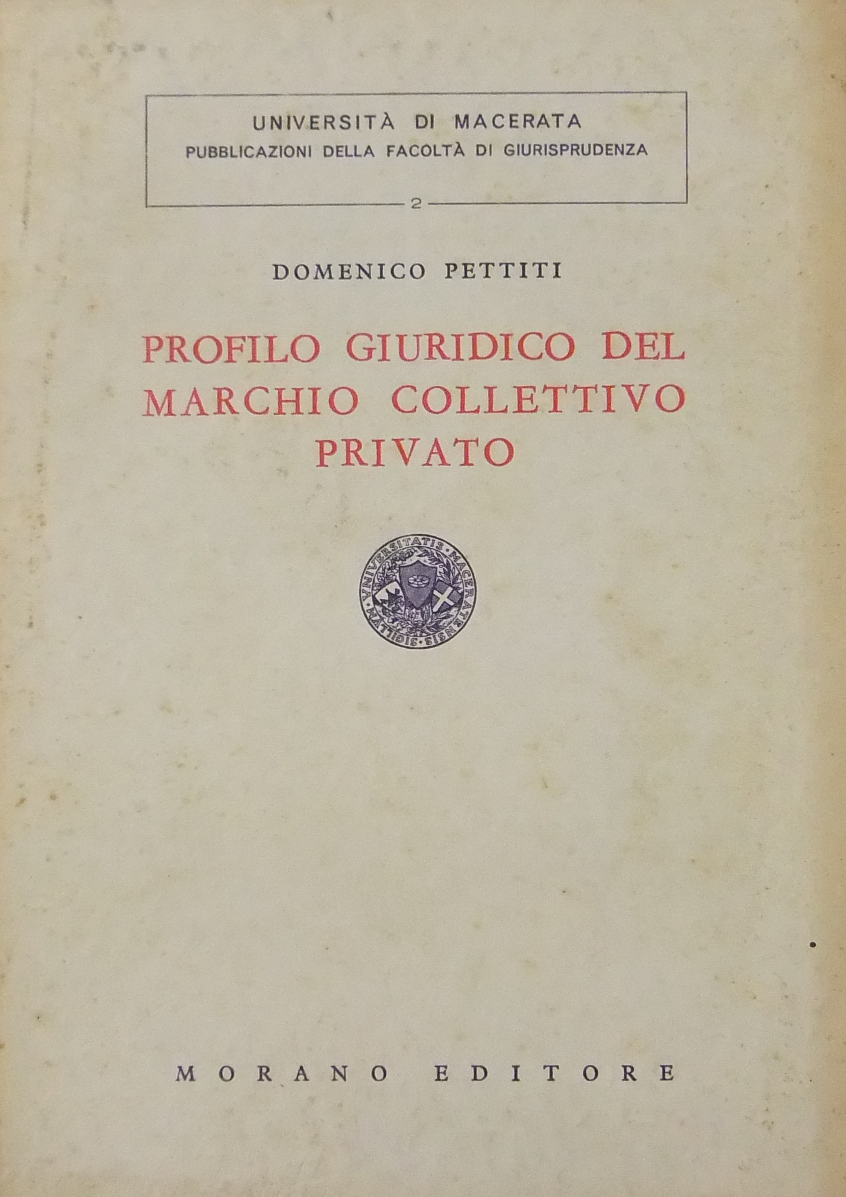 Profilo giuridico del marchio collettivo privato