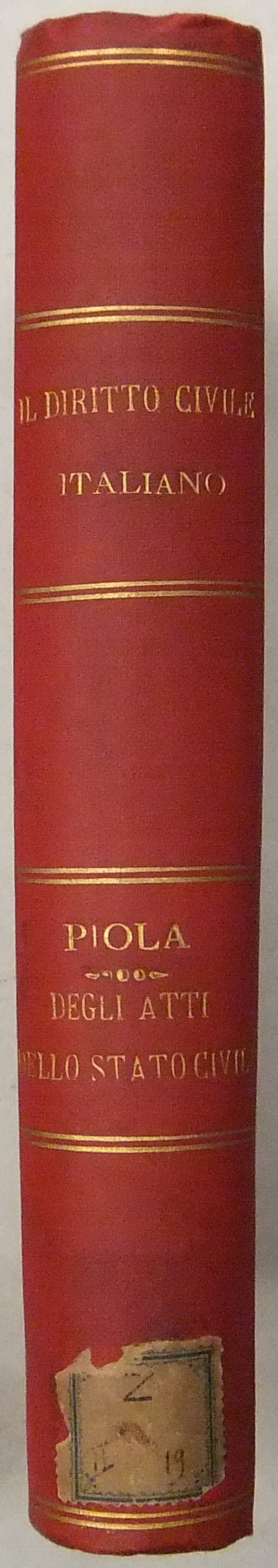 Degli atti dello stato civile