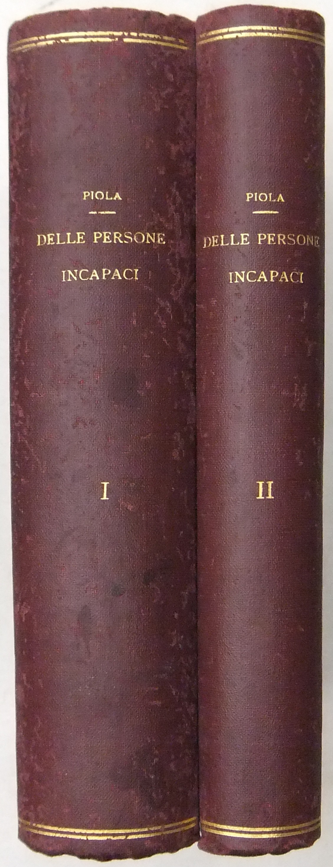 Delle persone incapaci