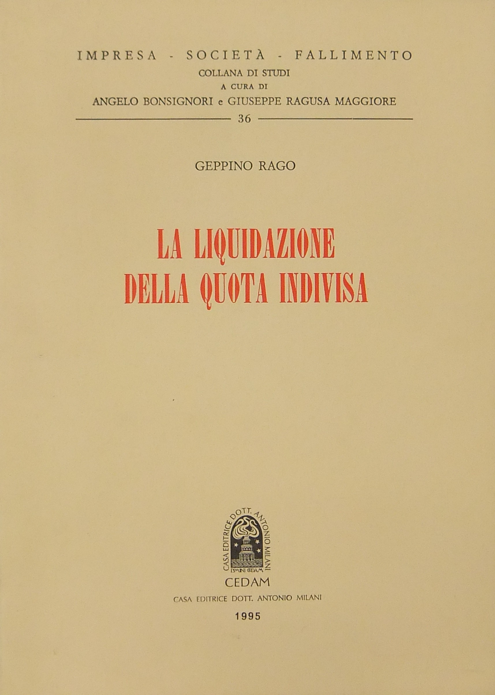 La liquidazione della quota indivisa