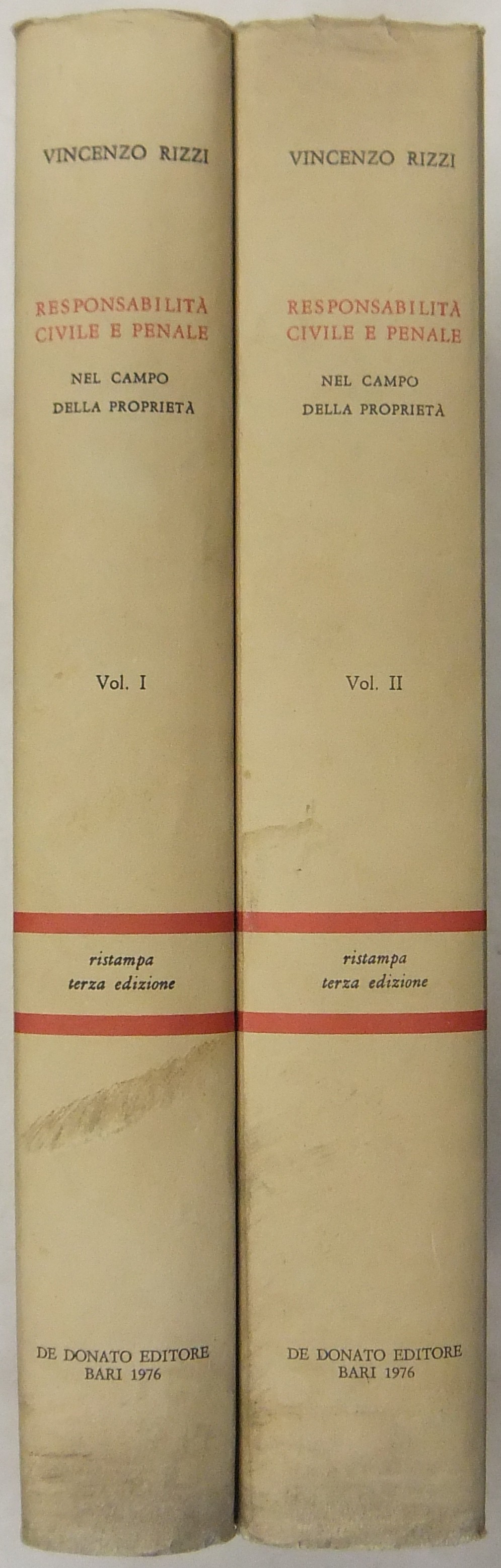 Responsabilità civile e penale nel campo della proprietà e dei lavori pubblici e privati.