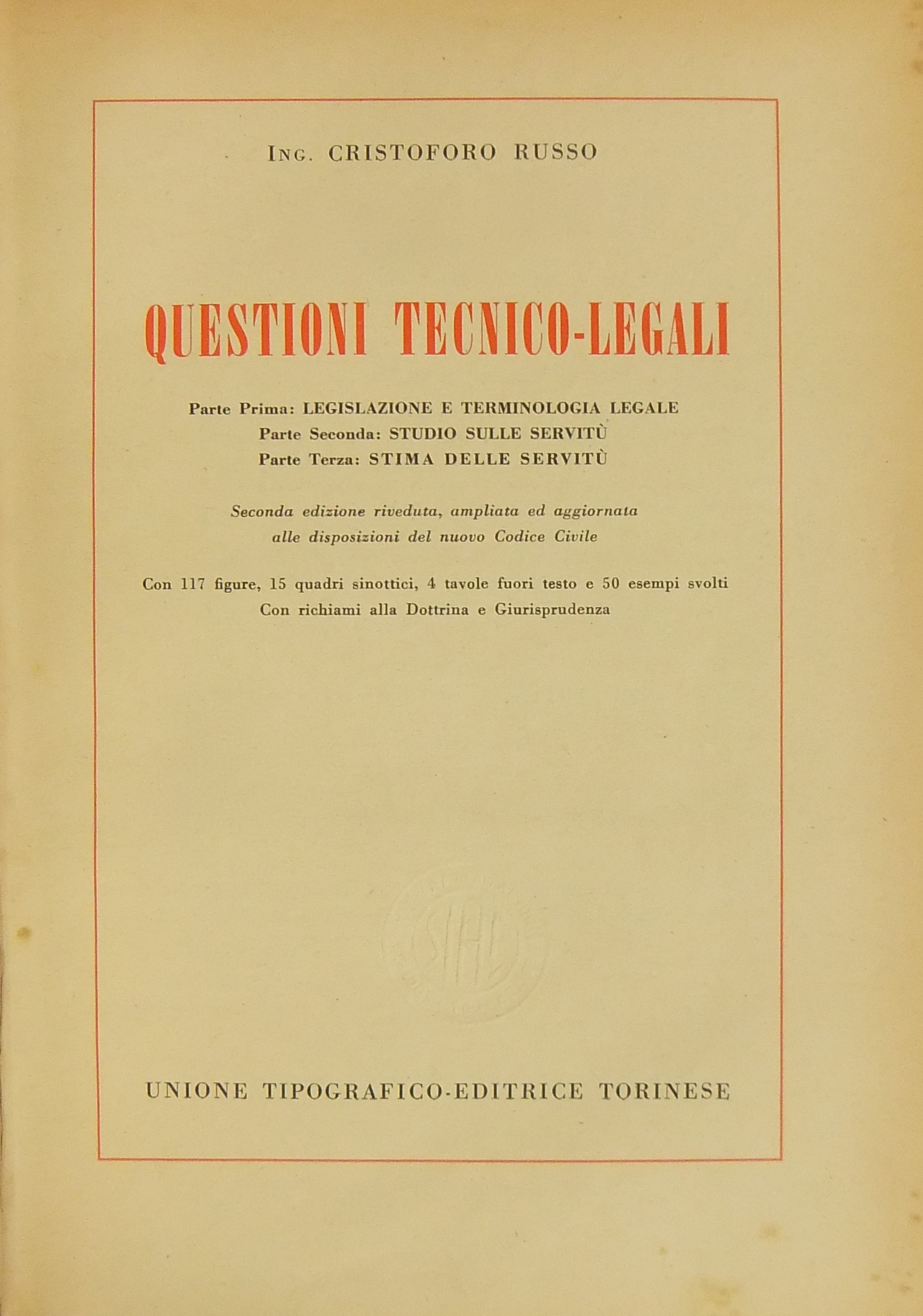 Questioni tecnico-legali.