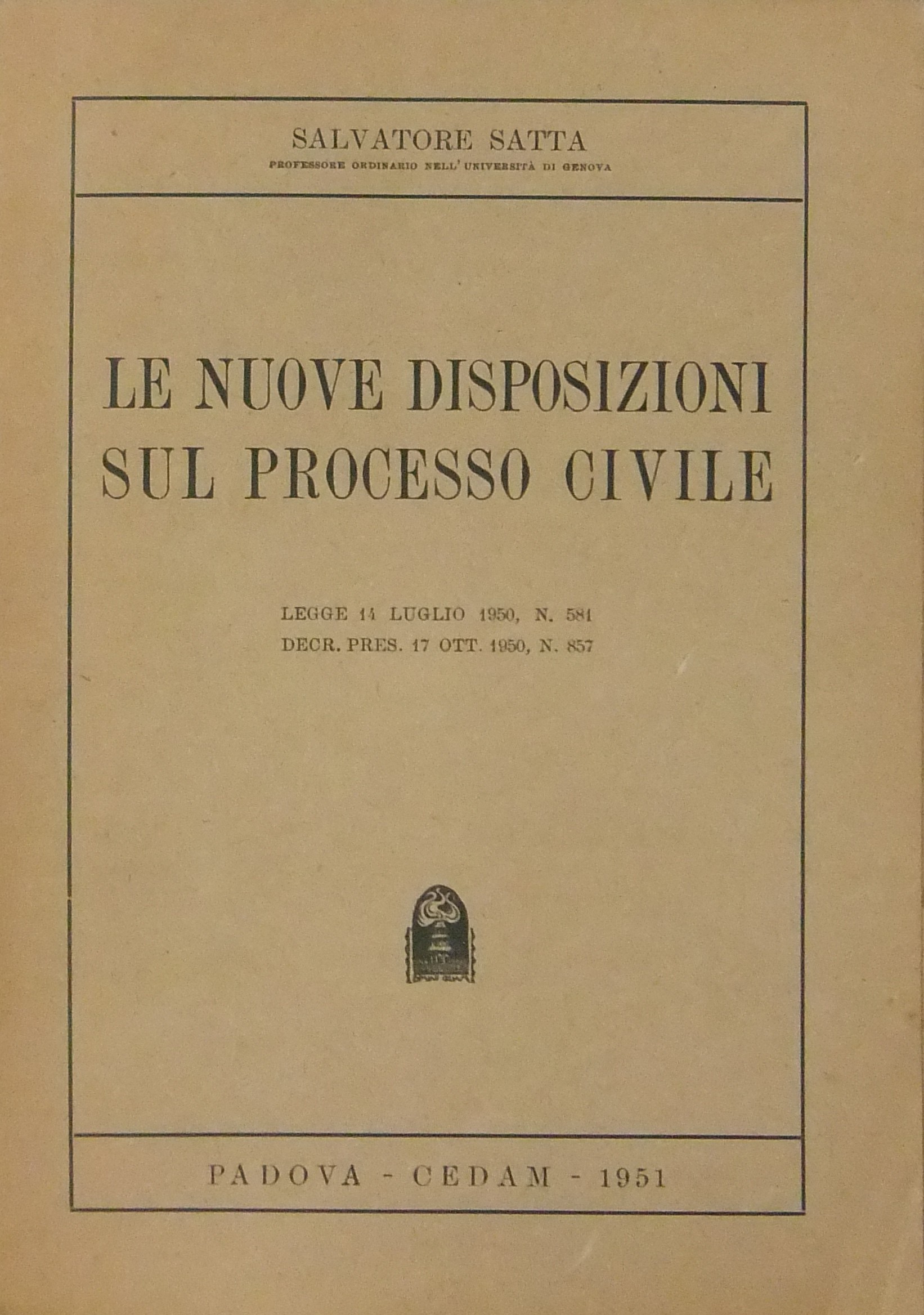 Le nuove disposizioni sul processo civile.