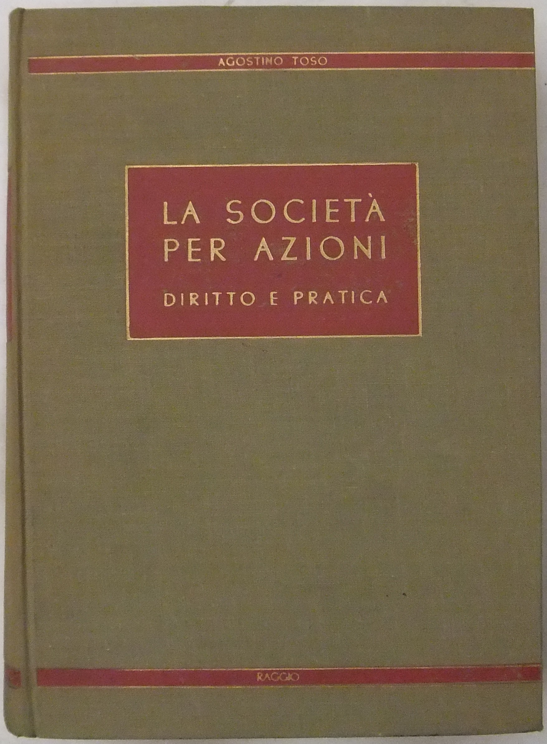 La società per azioni. Diritto e pratica.