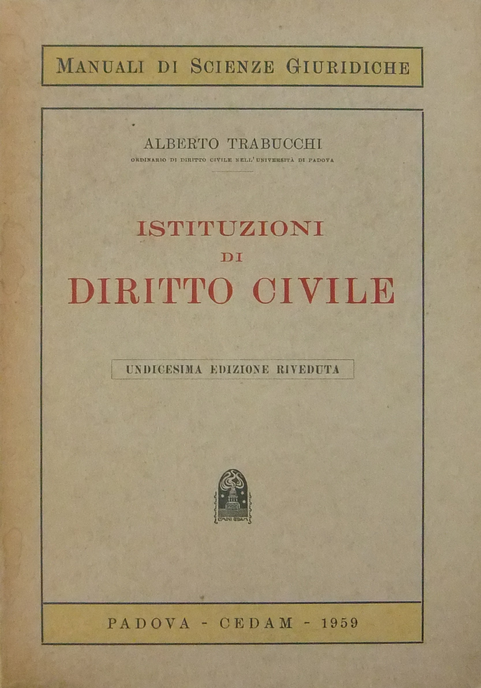 Istituzioni di diritto civile