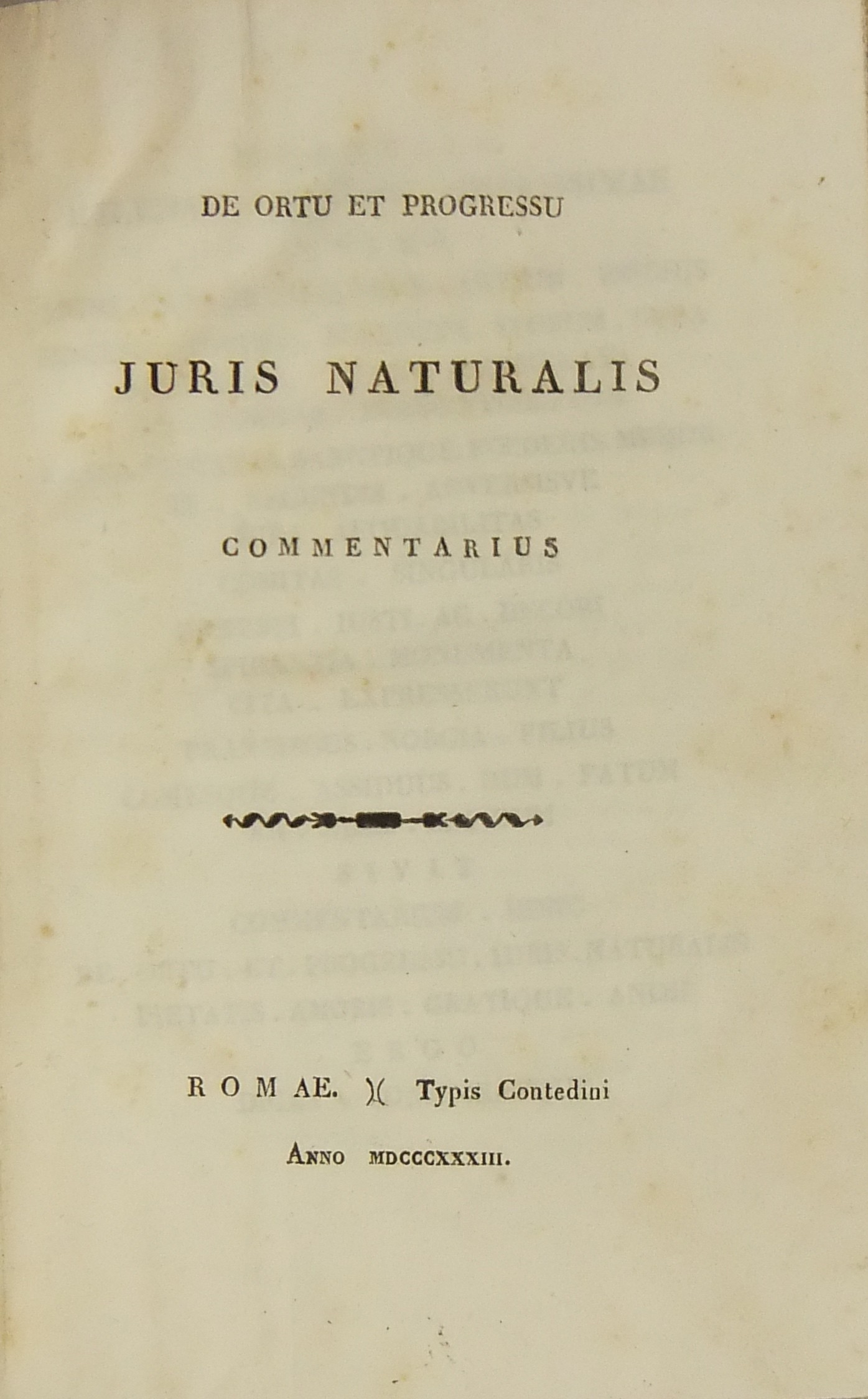 De ortu et progressu juris naturalis commentarius 
