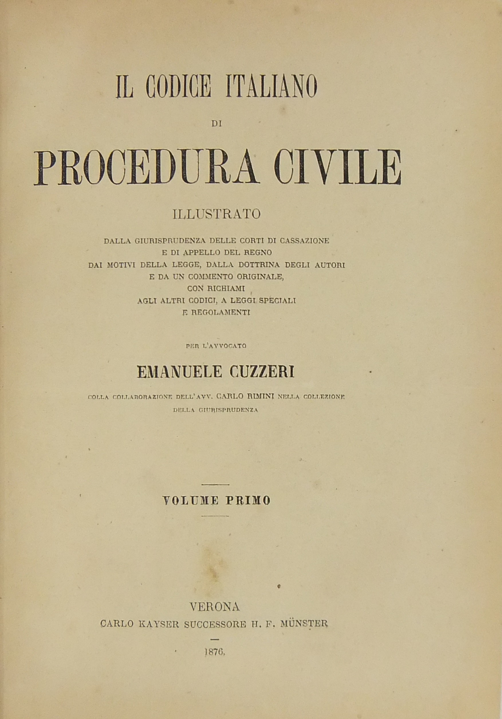 Il Codice italiano di procedura civile illustrato
