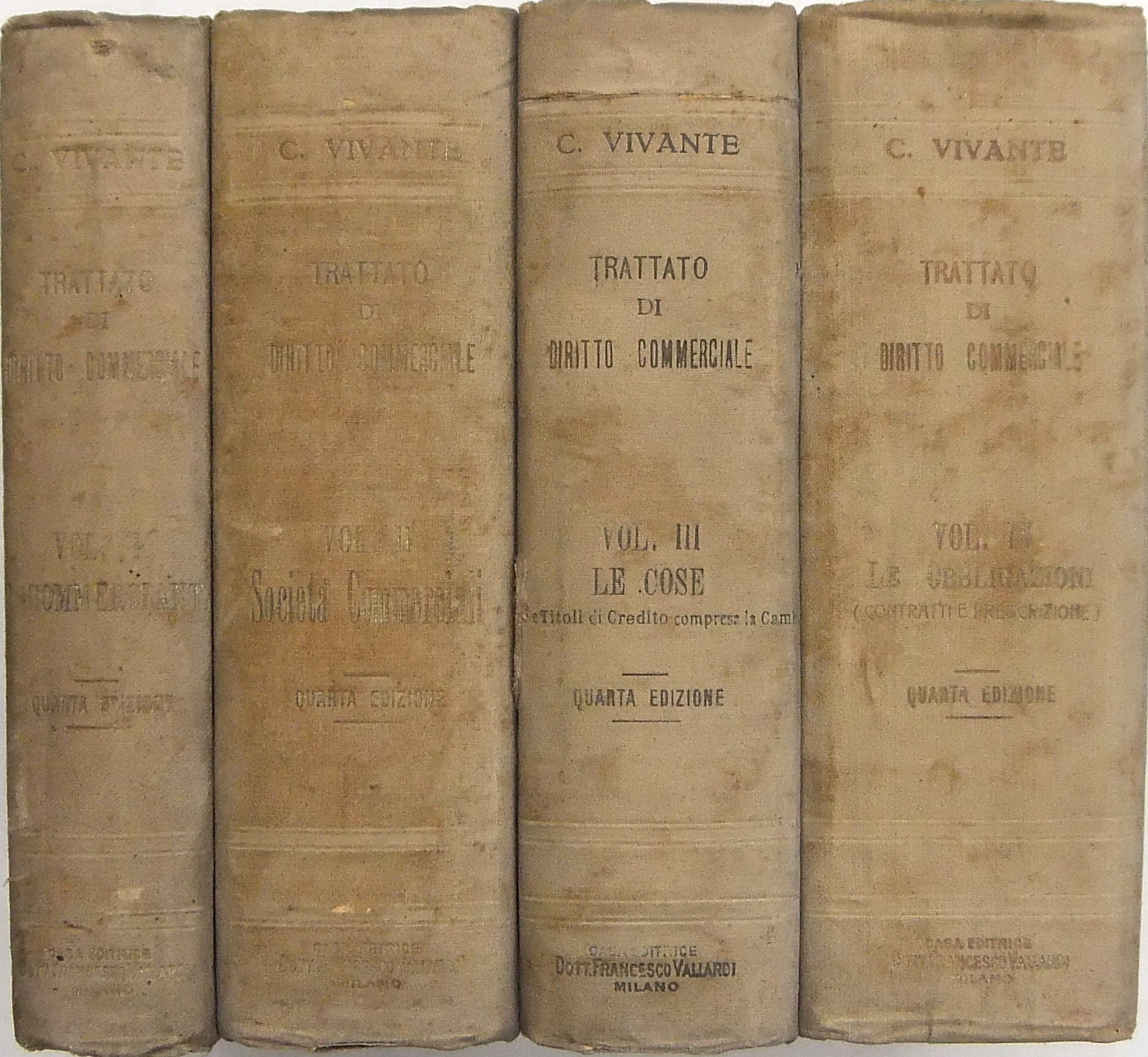 Trattato di diritto commerciale. 