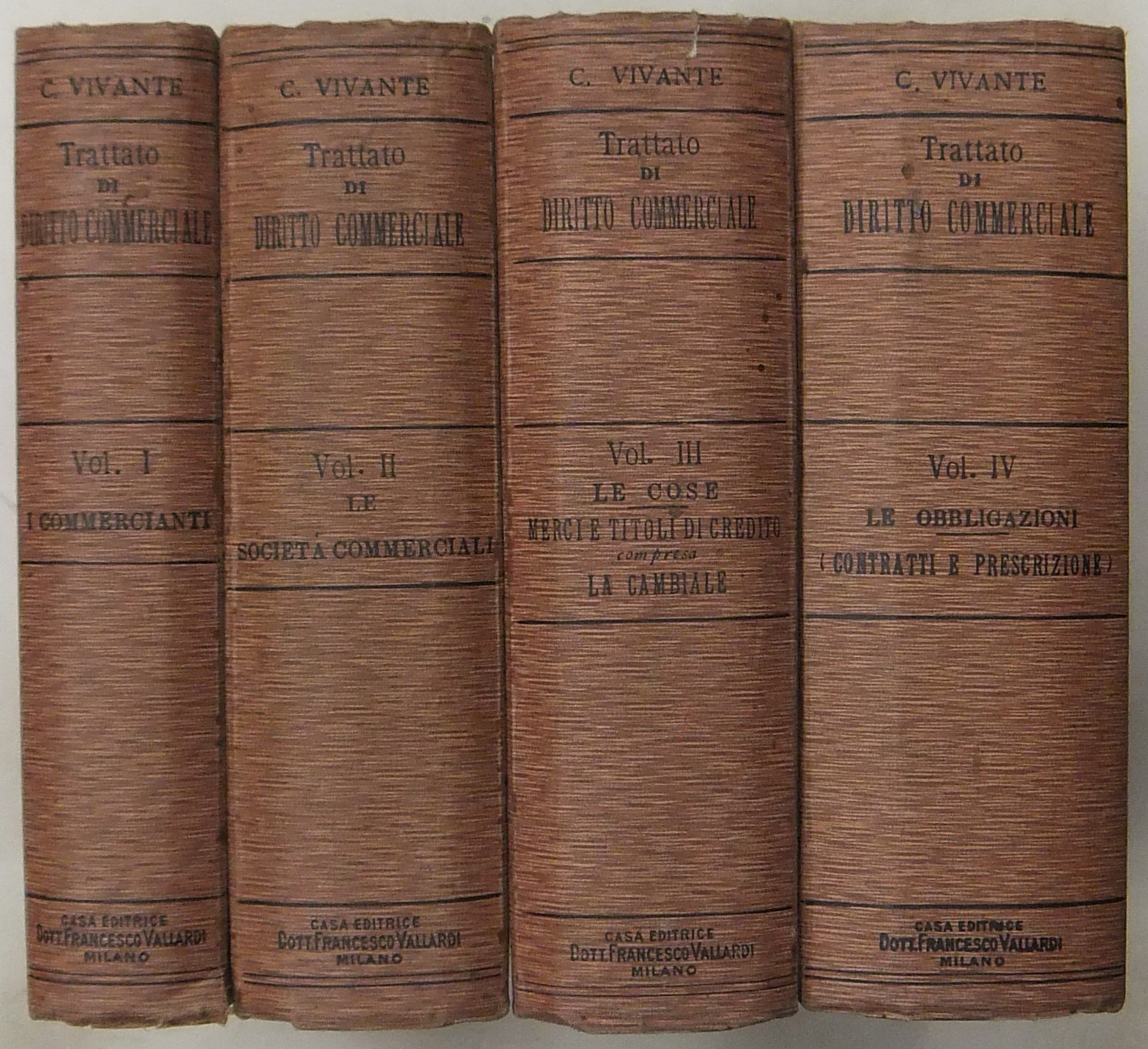 Trattato di diritto commerciale. 