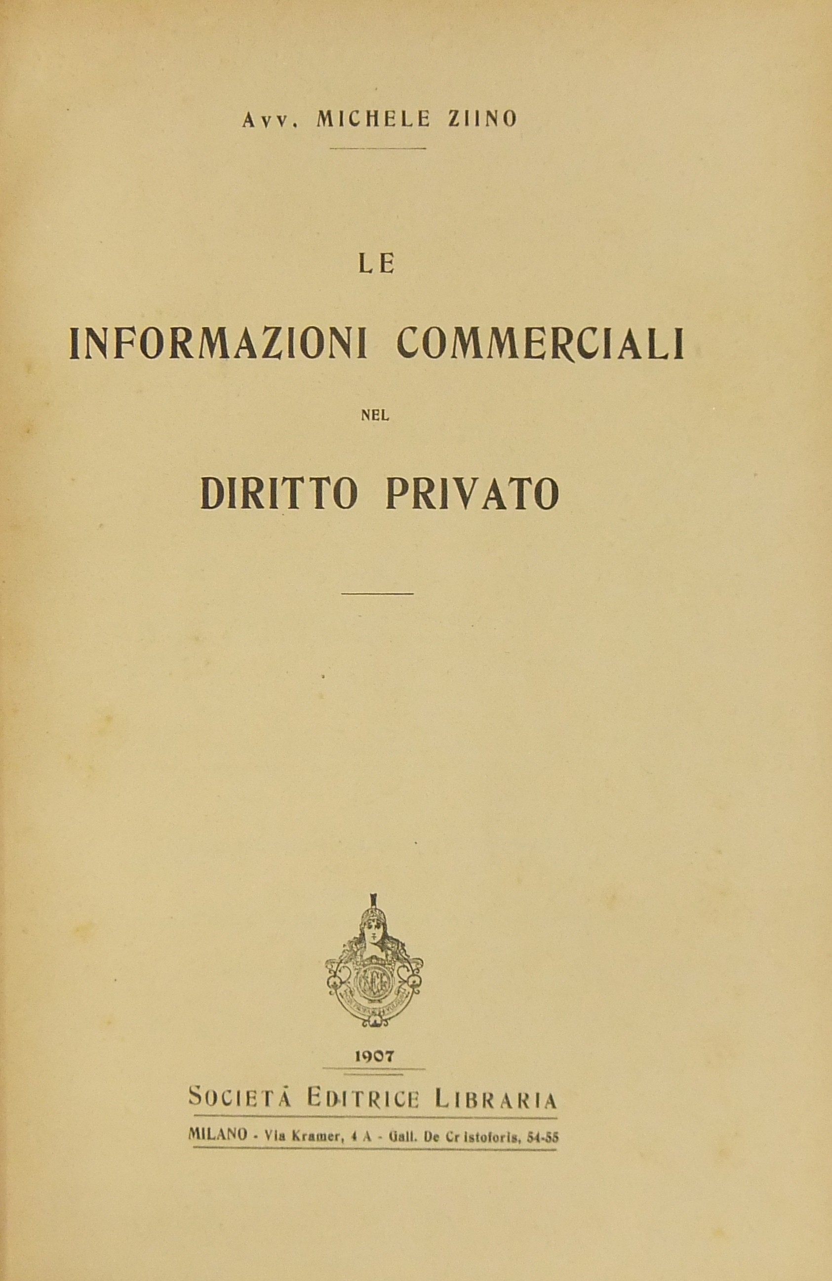 Le informazioni commerciali nel diritto privato