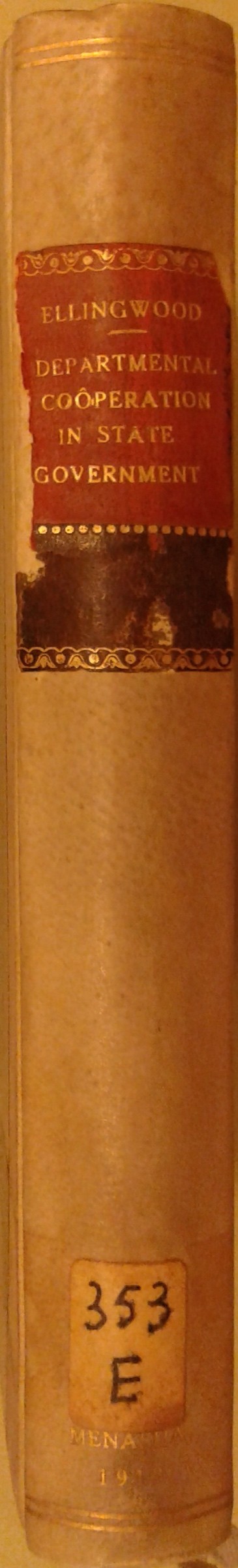 Departmental cooperation in state government