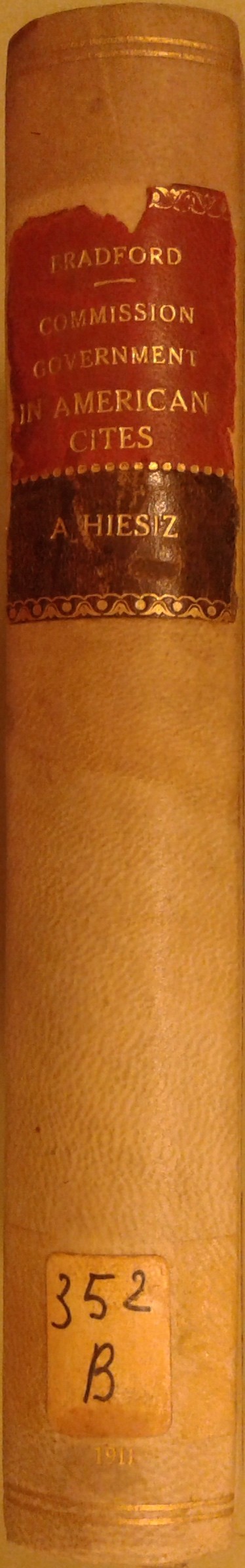 Commission government in american cities