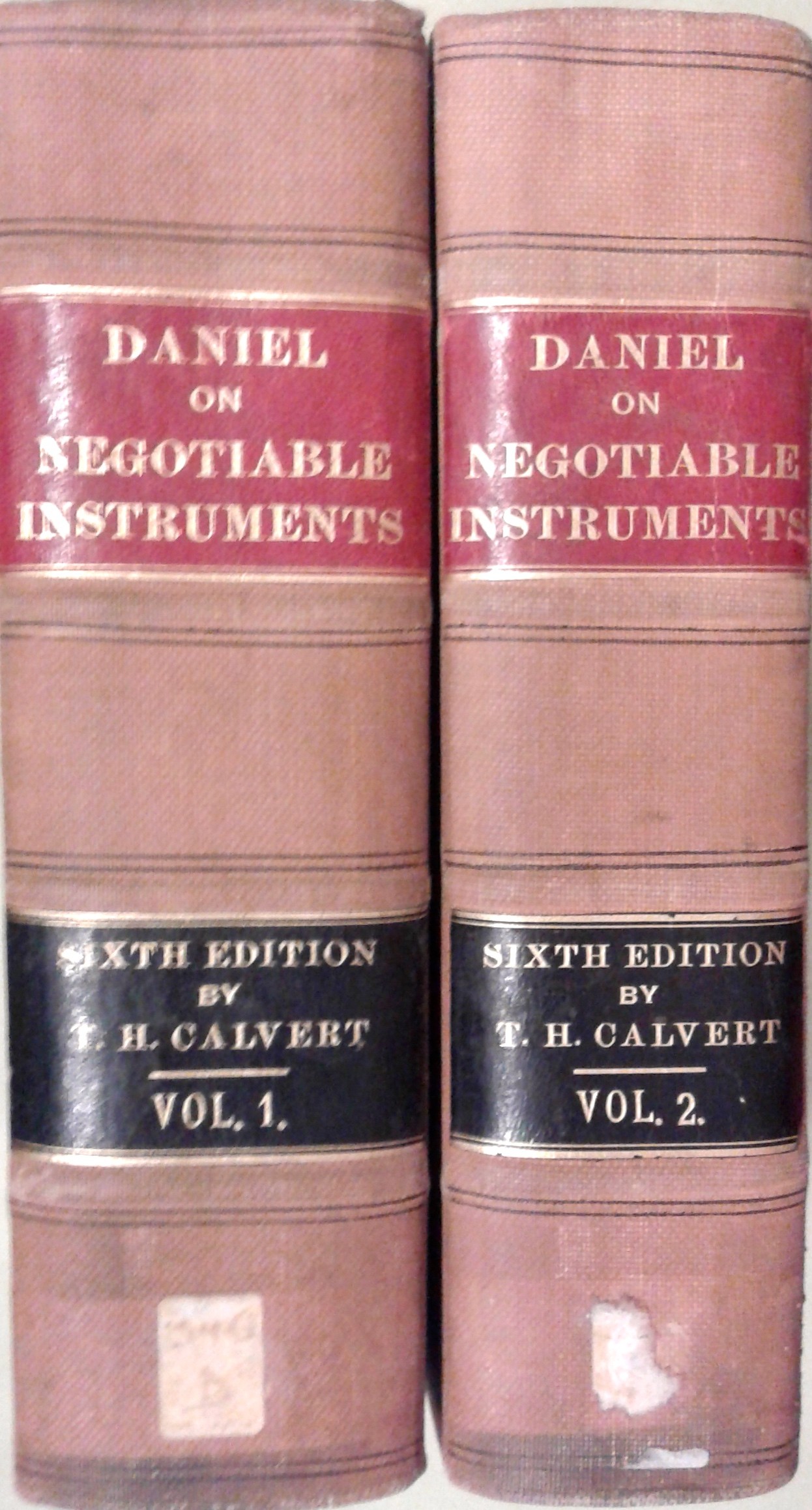A treatise on the law of negotiable instruments. 