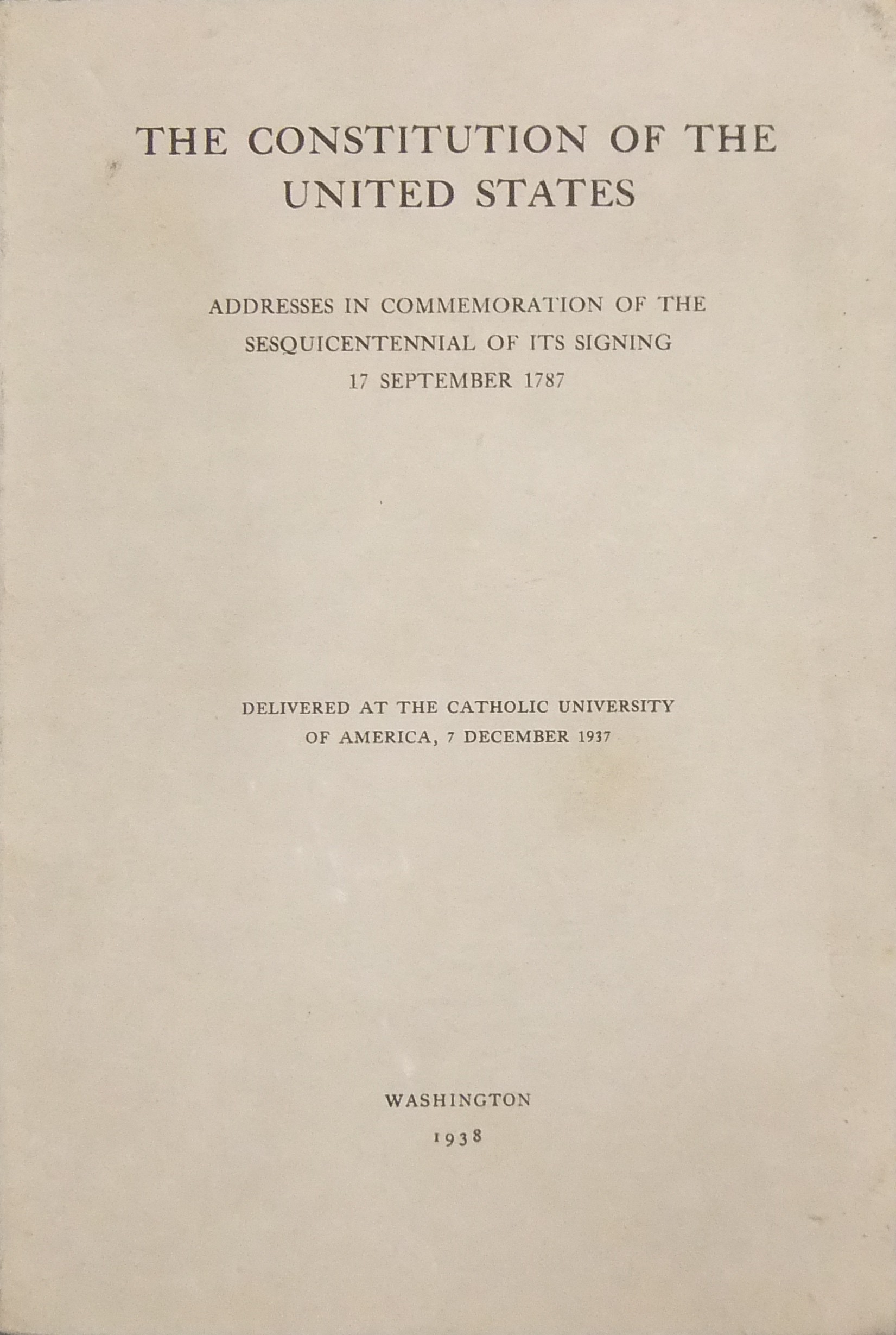 The Constitution of the United States.