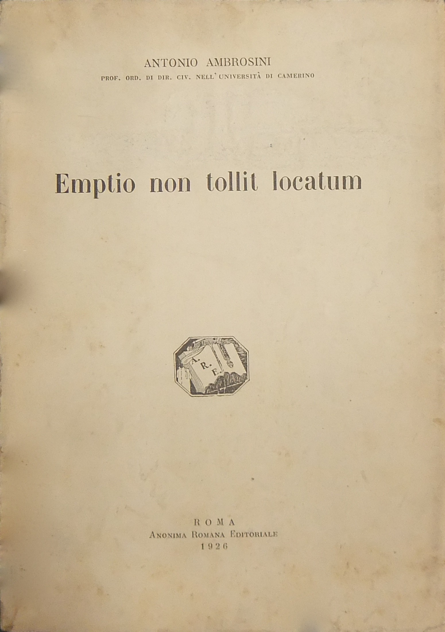 Emptio non tollit locatum