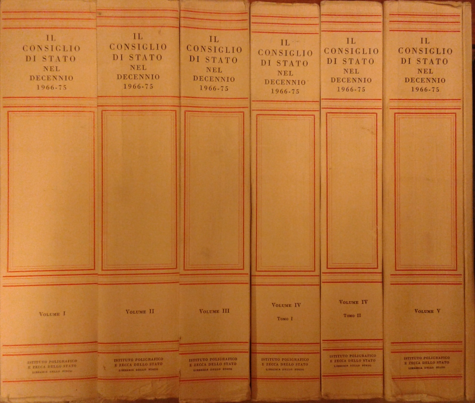Il Consiglio di Stato nel decennio 1966-75.