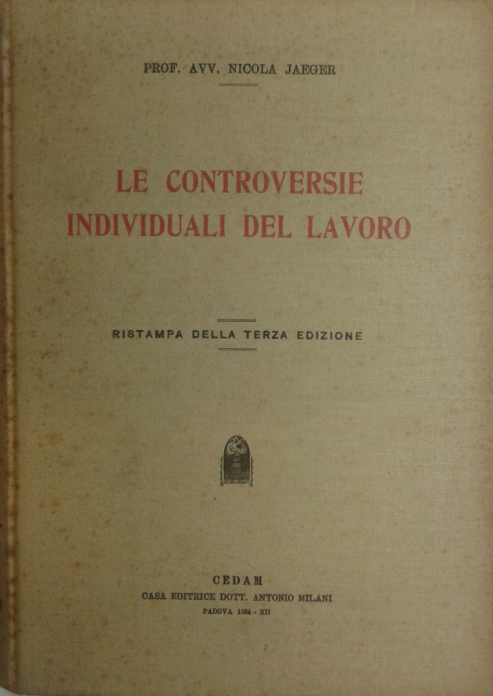 Le controversie individuali del lavoro