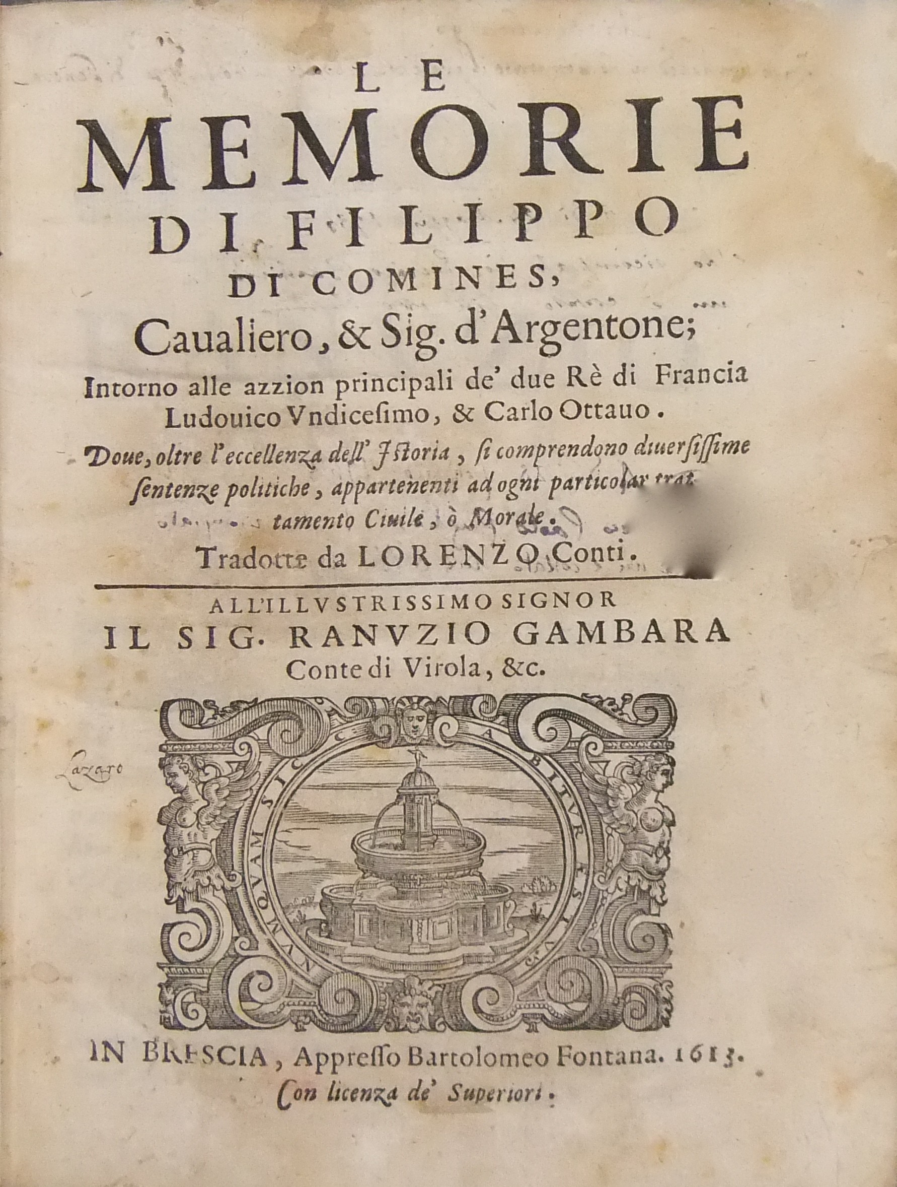 Le memorie di Filippo di Comines