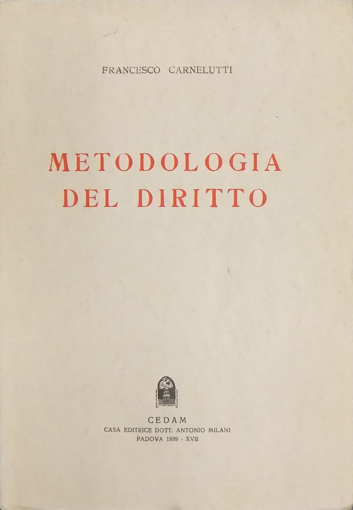Metodologia del diritto