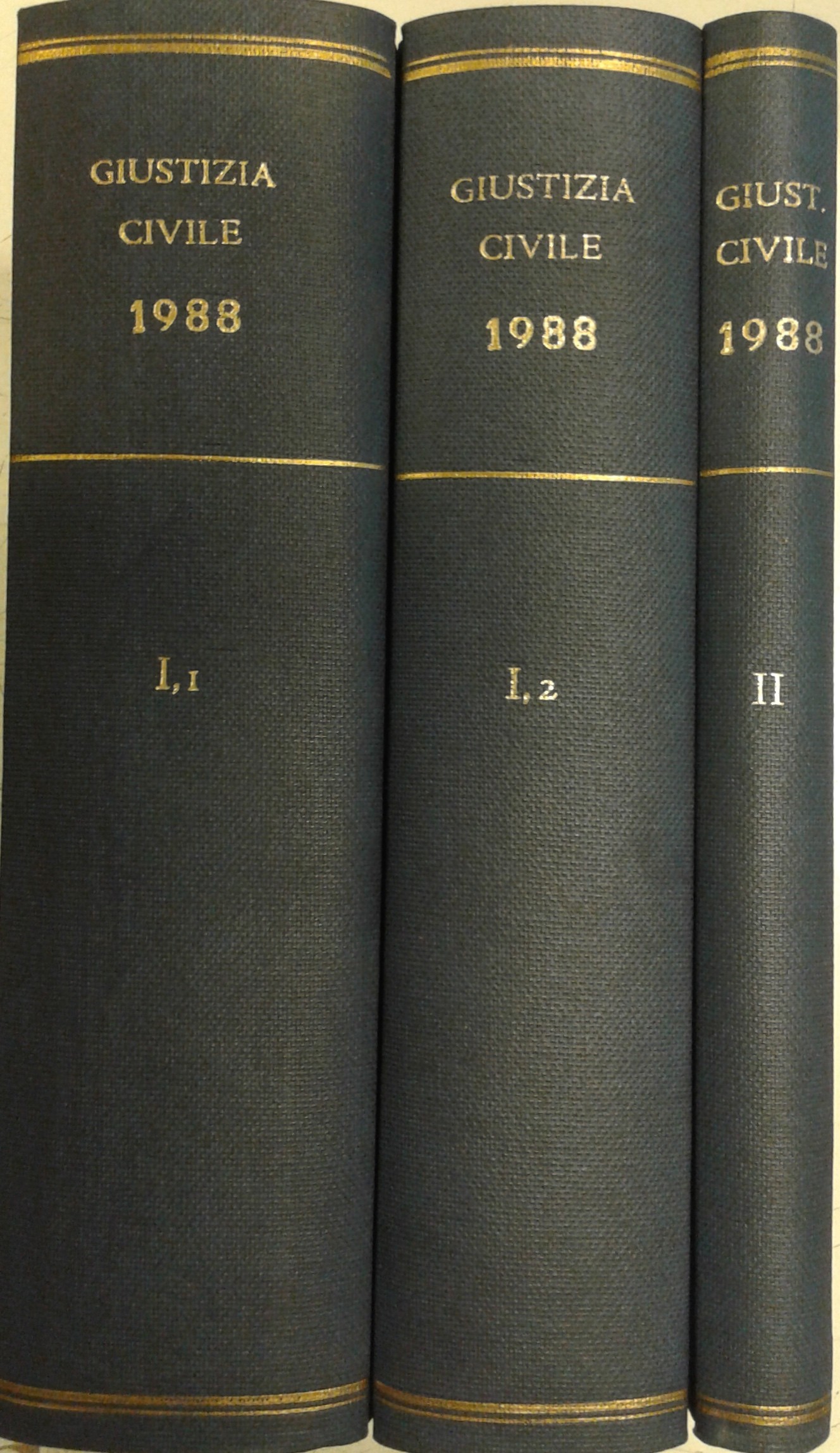 Giustizia Civile. Rivista mensile di giurisprudenza.