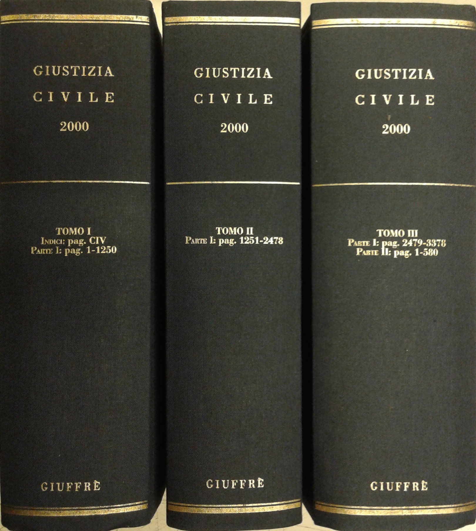 Giustizia Civile. Rivista mensile di giurisprudenza.