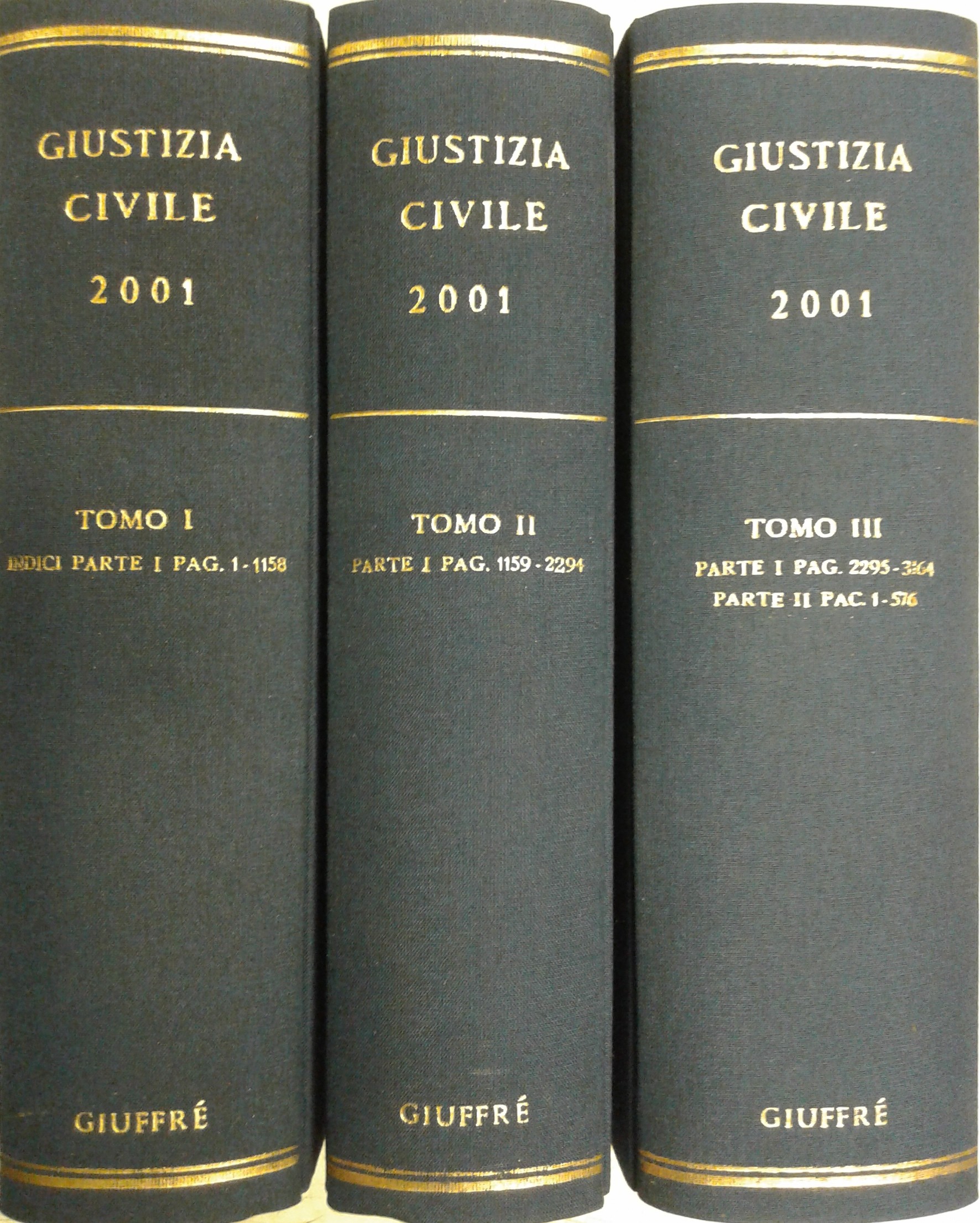 Giustizia Civile. Rivista mensile di giurisprudenza.