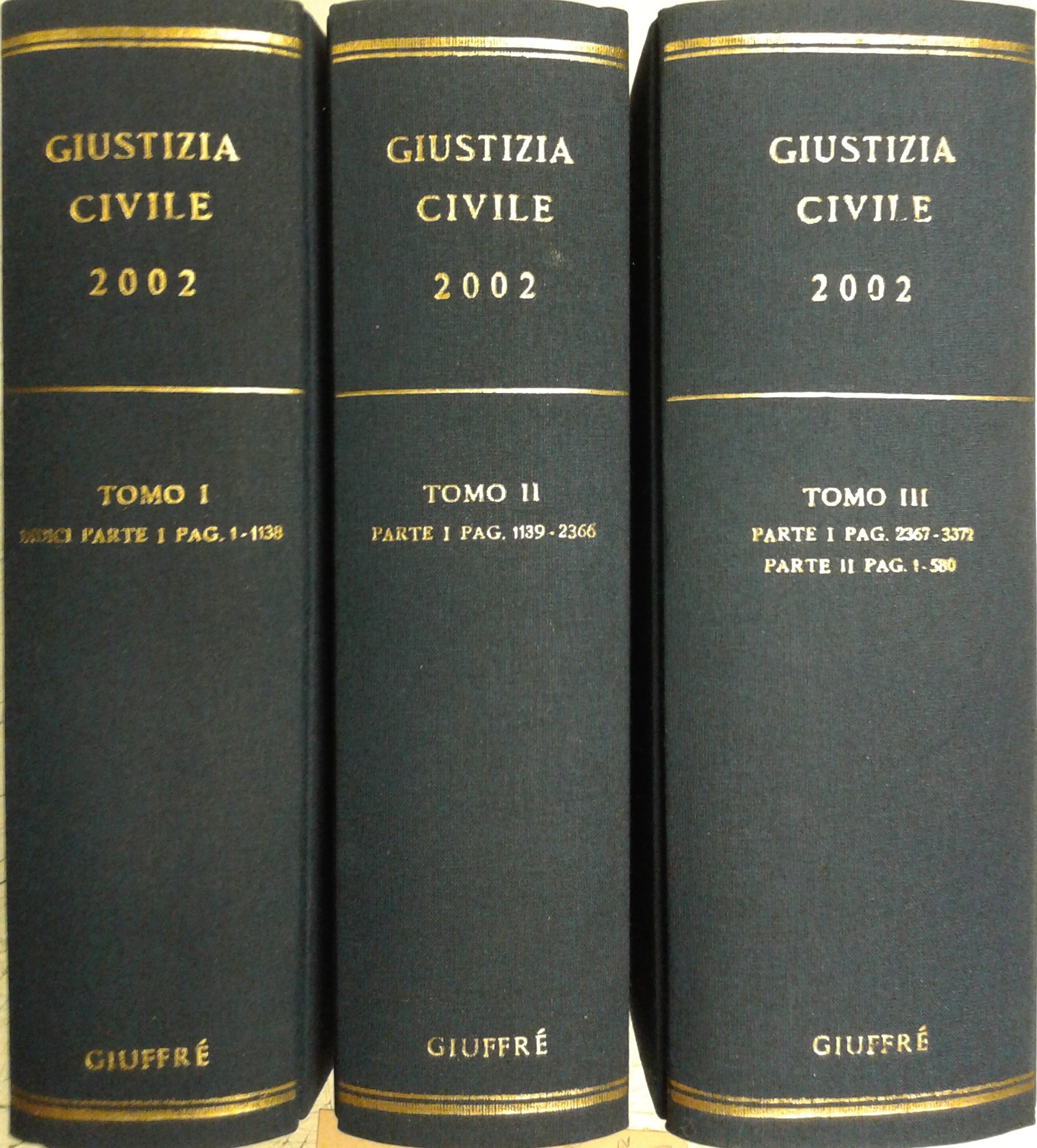 Giustizia Civile. Rivista mensile di giurisprudenza.