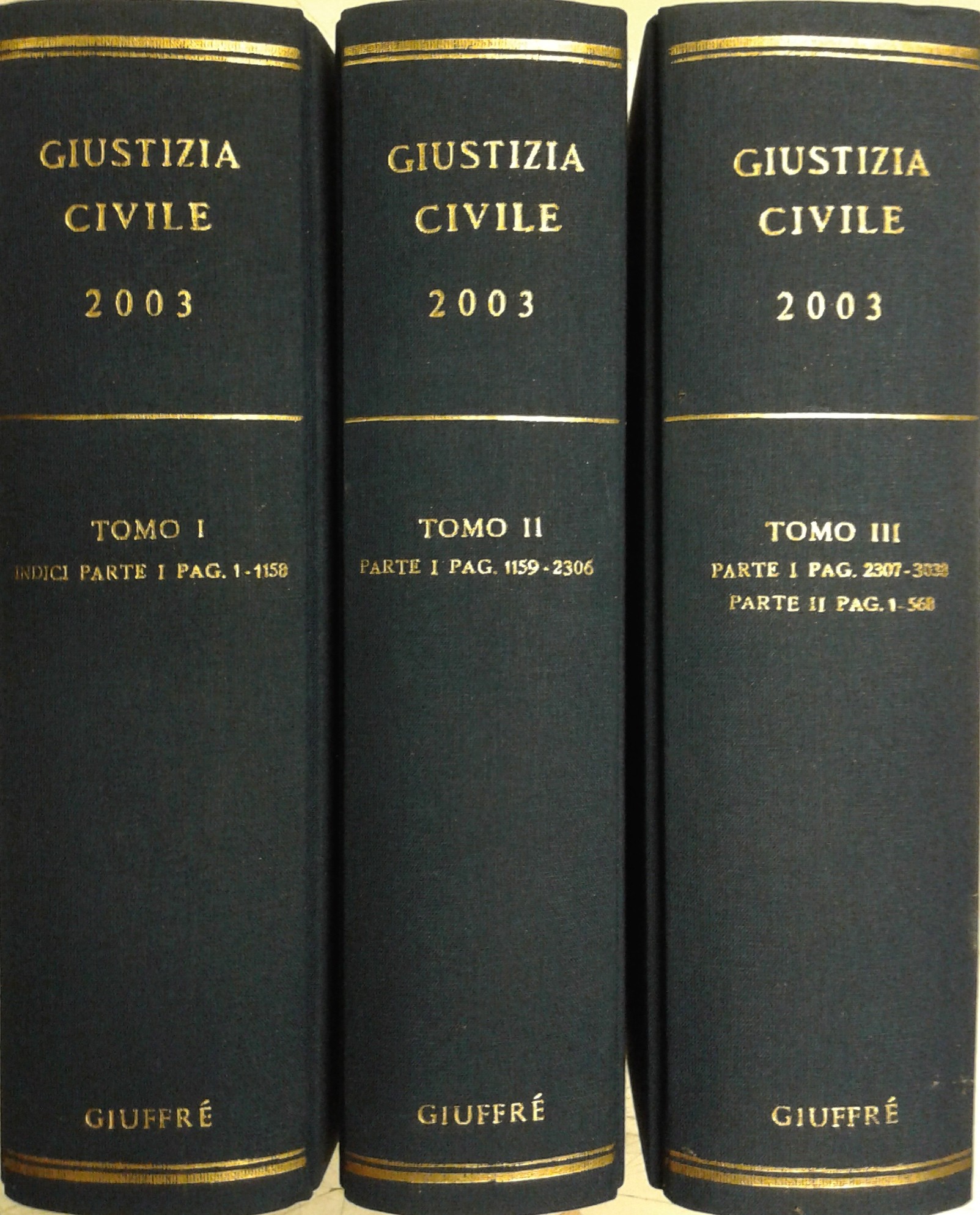 Giustizia Civile. Rivista mensile di giurisprudenza.