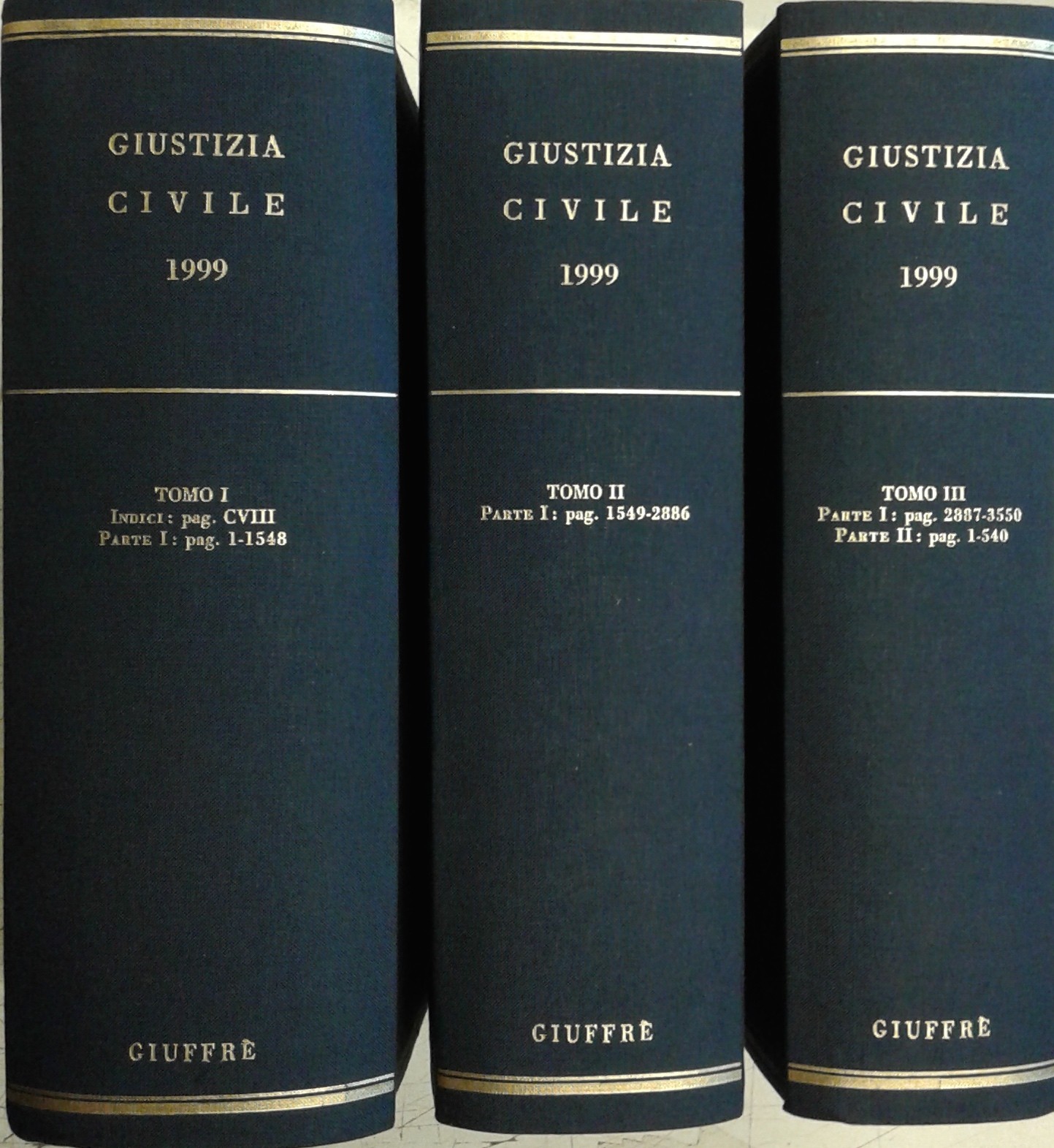 Giustizia Civile. Rivista mensile di giurisprudenza.