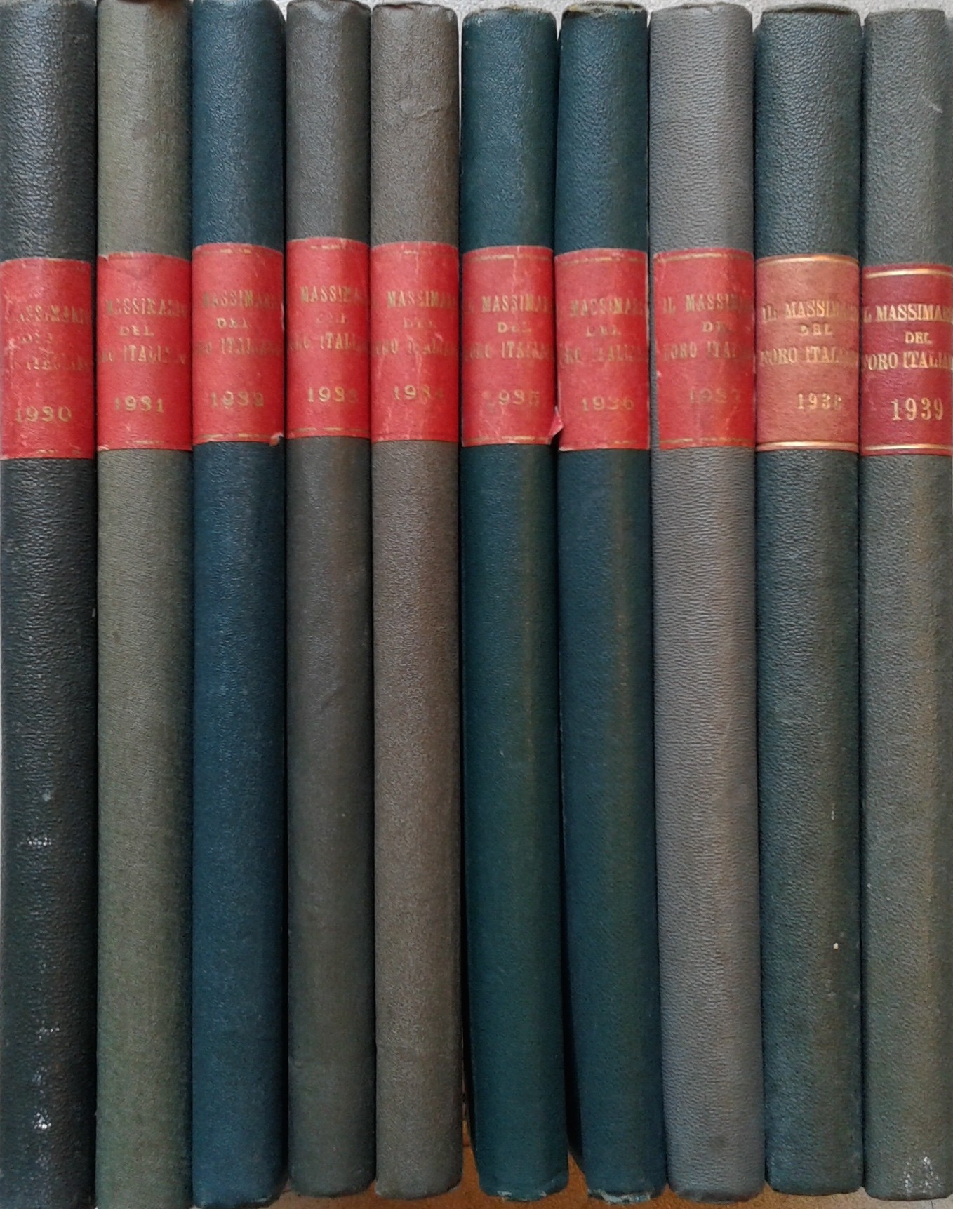 Massimario del Foro Italiano. Annate 1930-1939