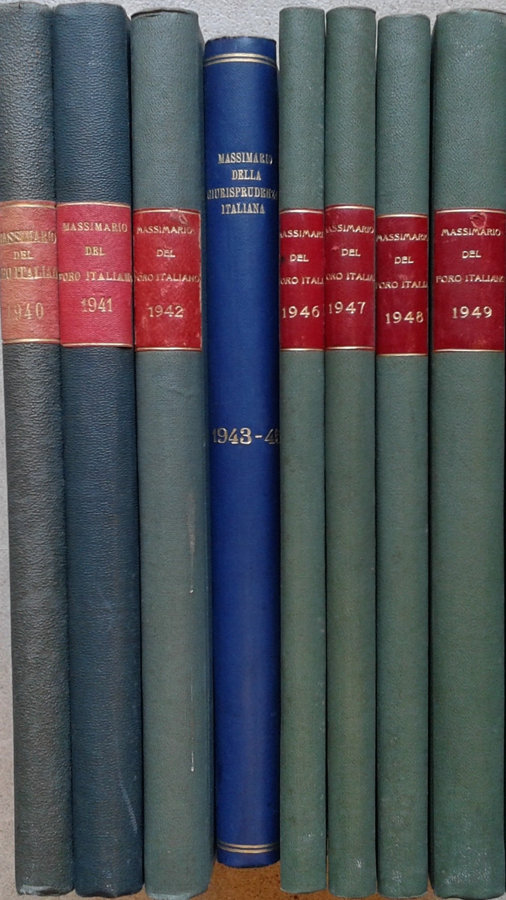 Massimario del Foro Italiano. Annate 1940-1949