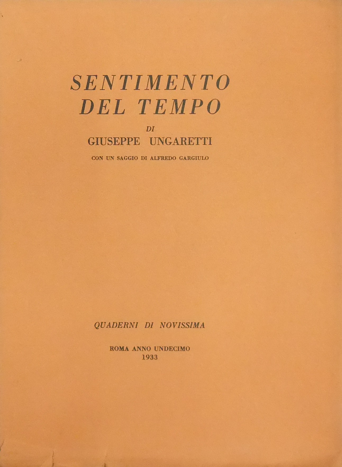 Sentimento del tempo.