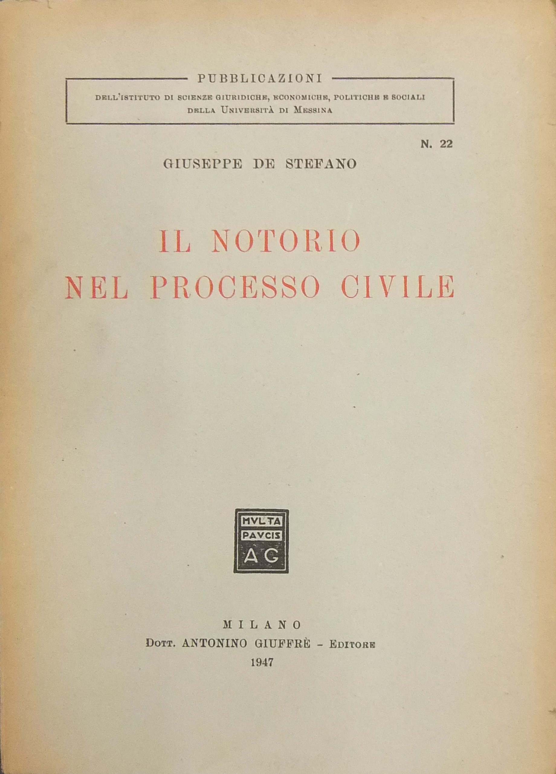 Il notorio nel processo civile