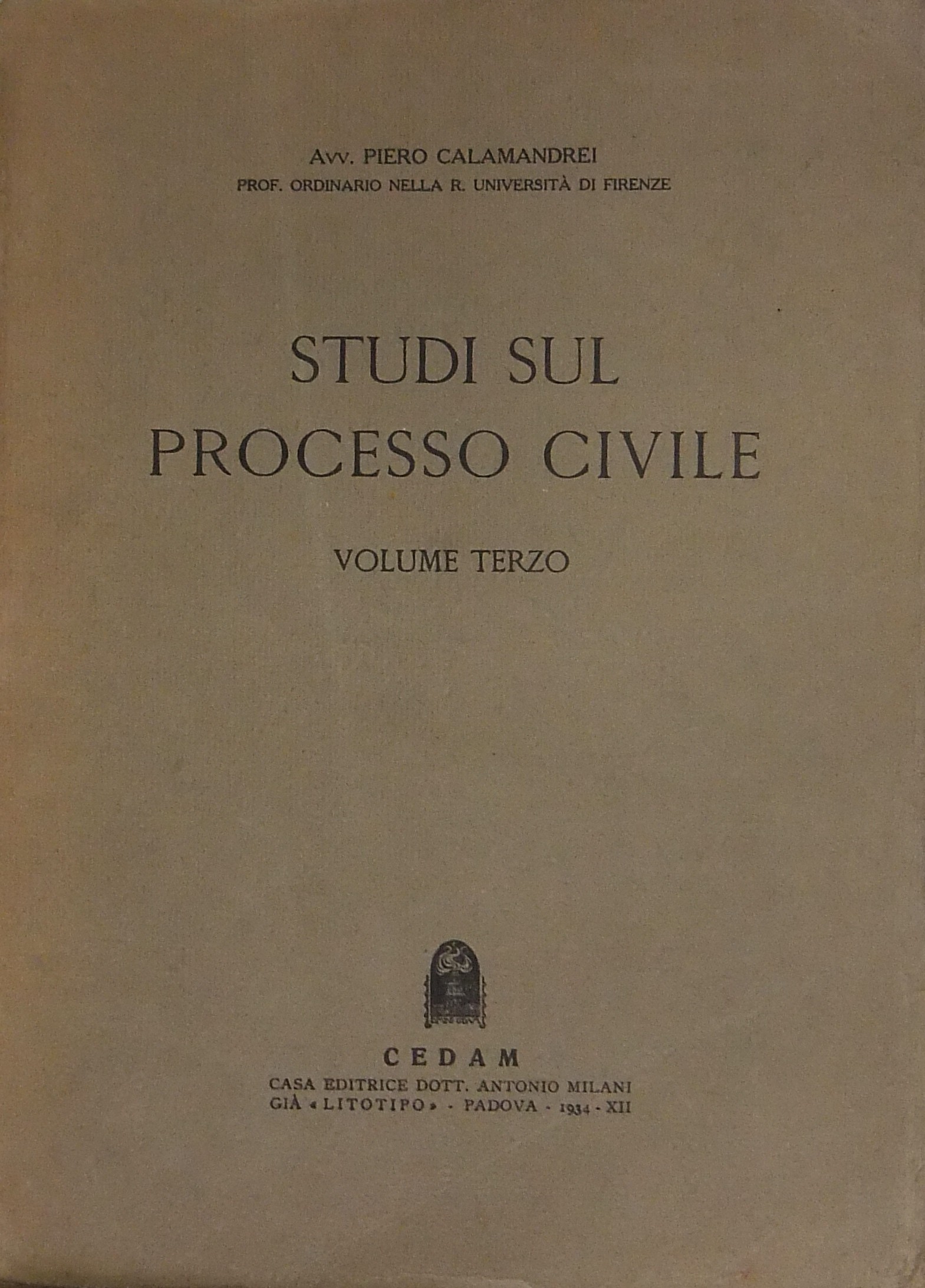 Studi sul processo civile