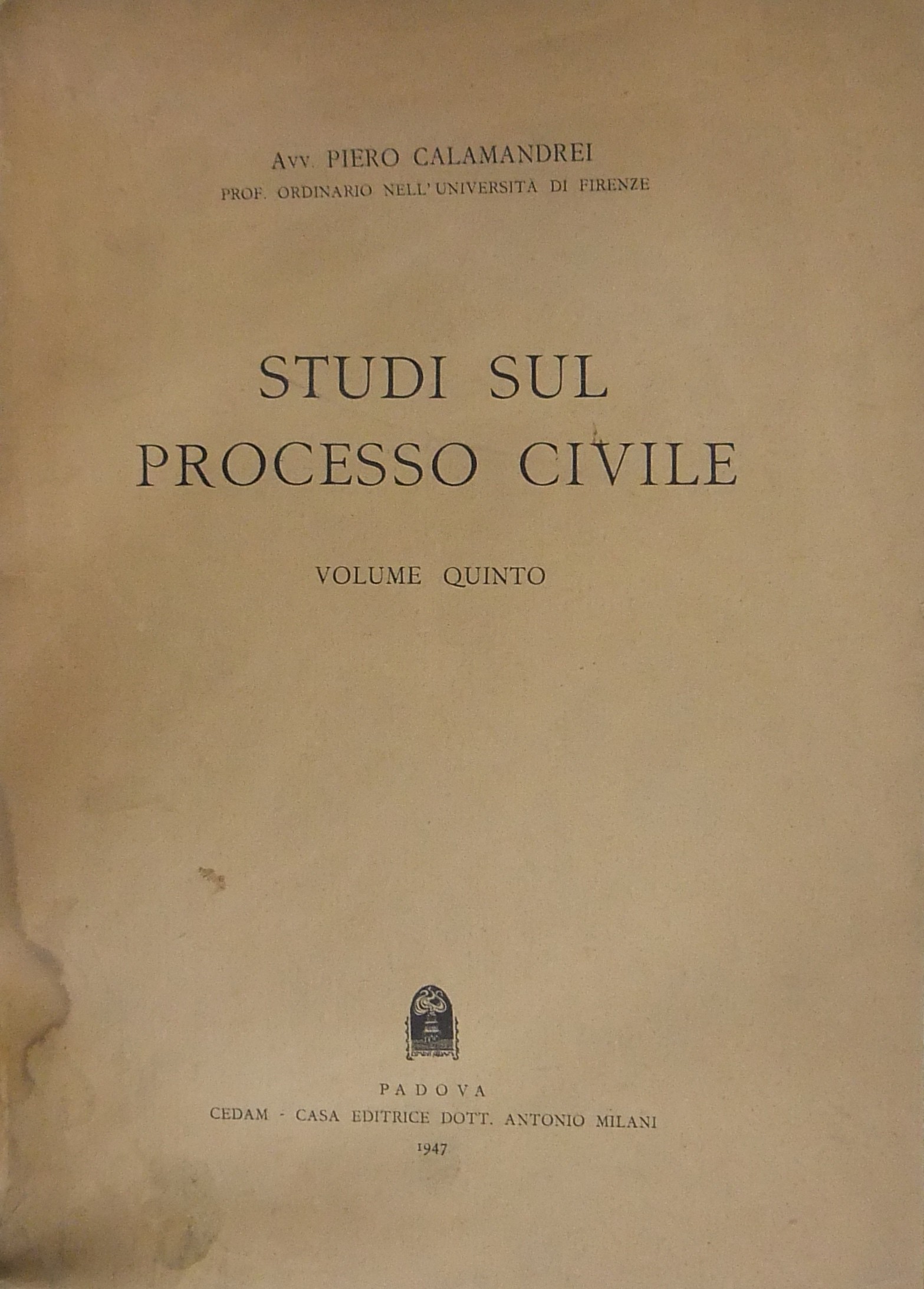 Studi sul processo civile