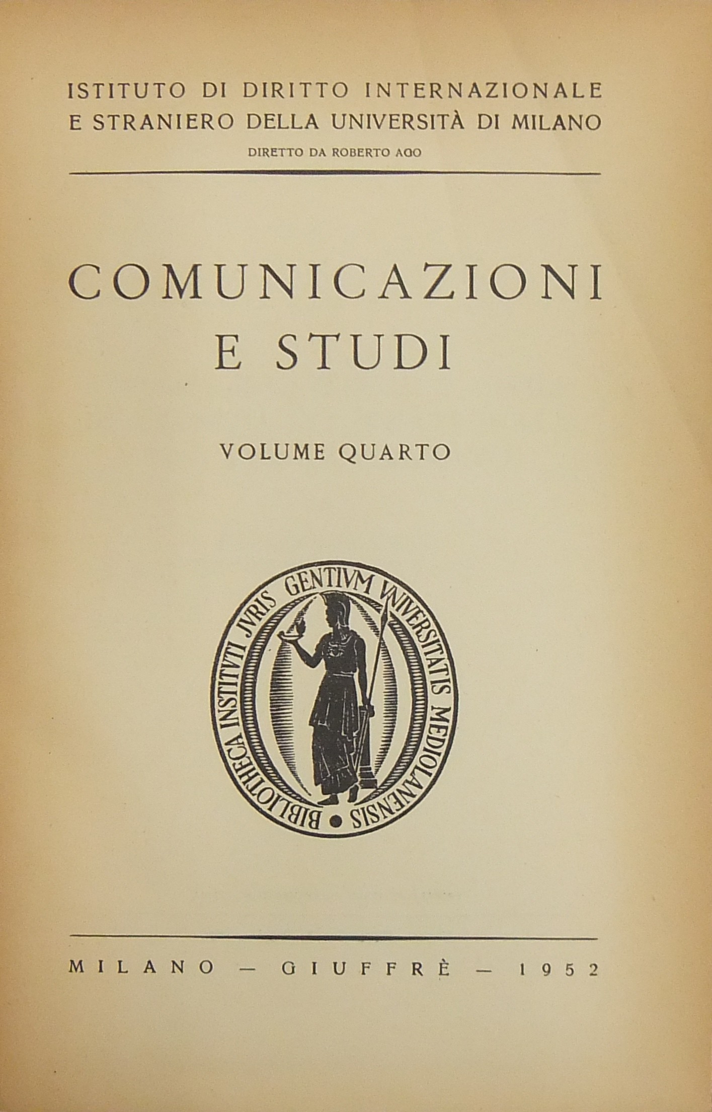 Comunicazioni e studi. 