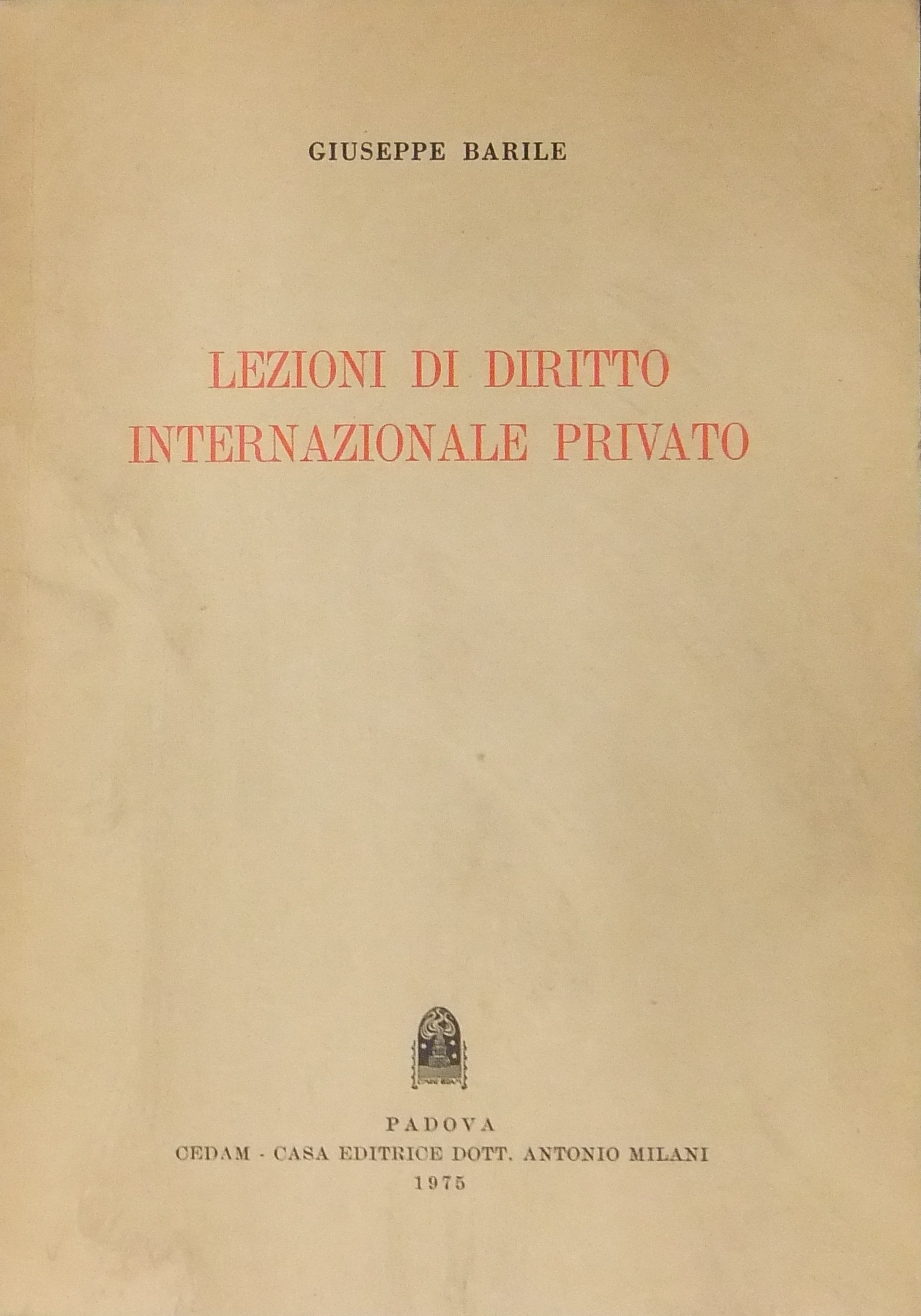 Lezioni di diritto internazionale privato
