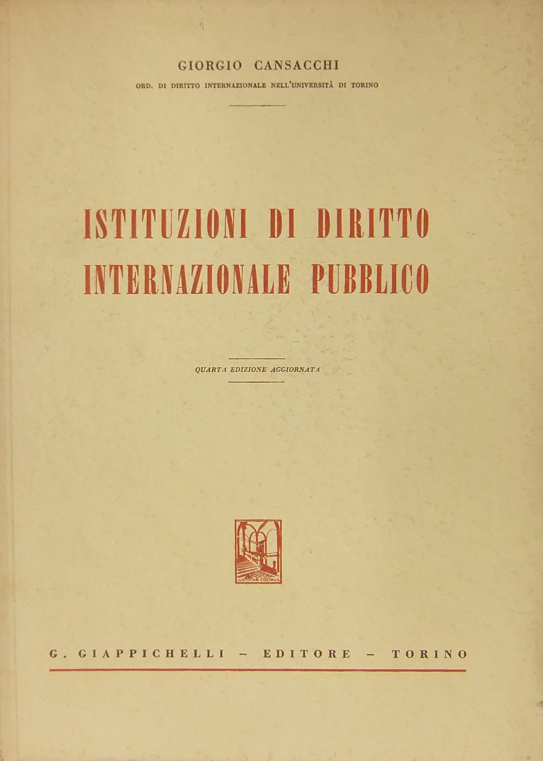 Istituzioni di diritto internazionale pubblico