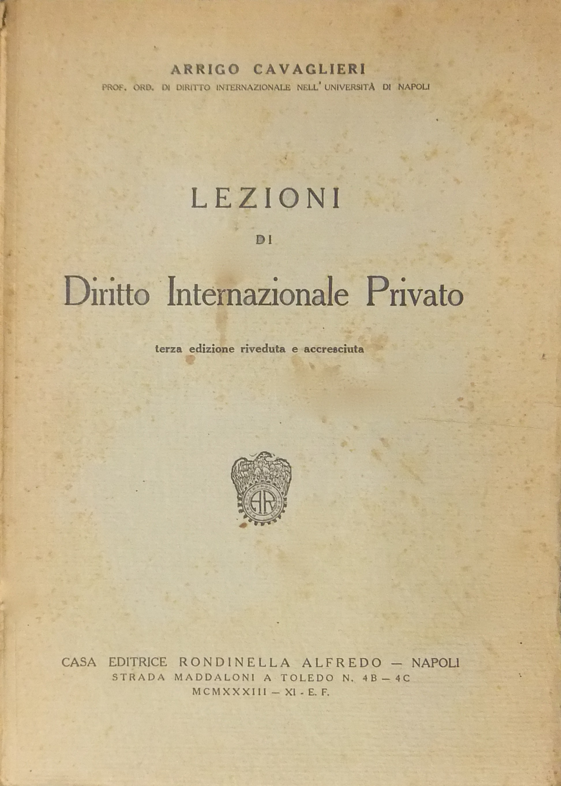 Lezioni diritto internazionale privato
