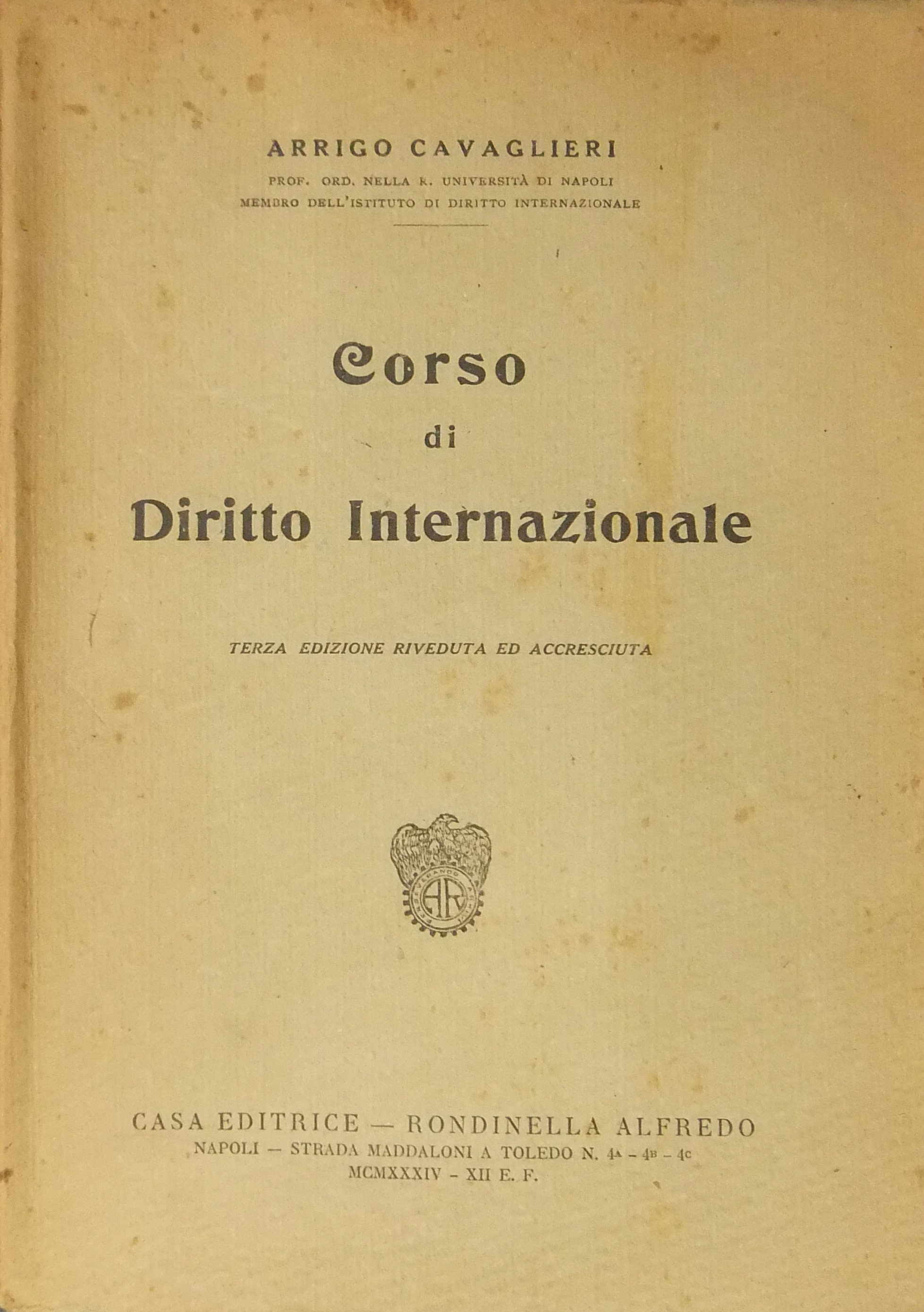 Corso di diritto internazionale