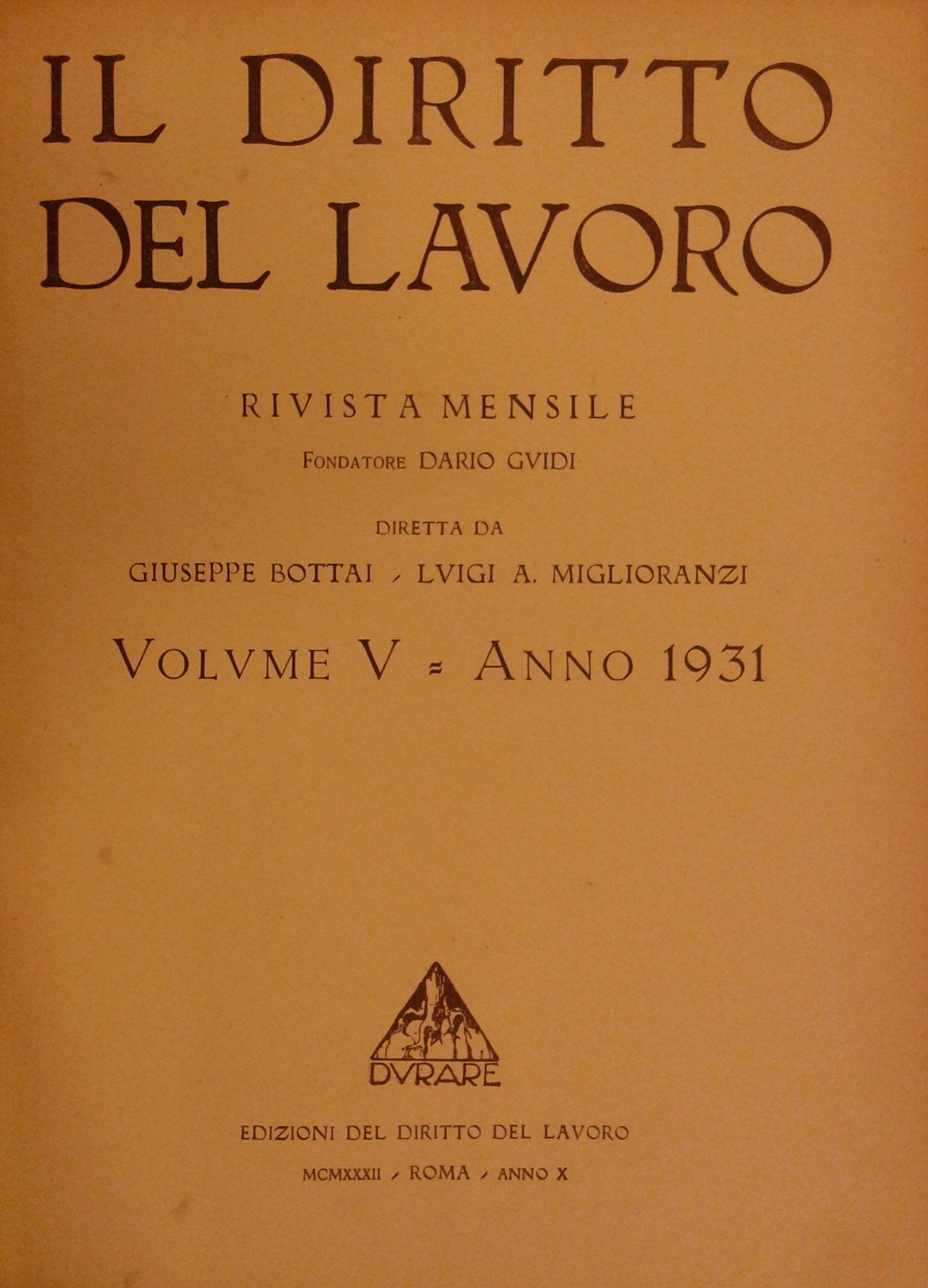 Il Diritto del lavoro