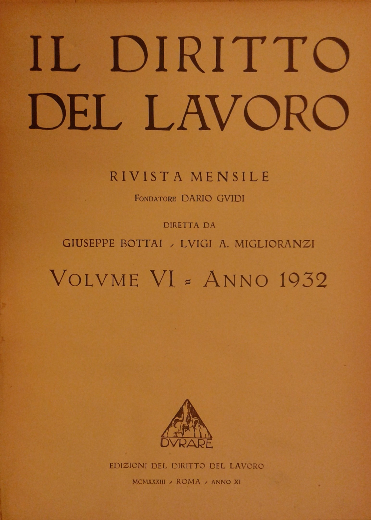 Il Diritto del lavoro