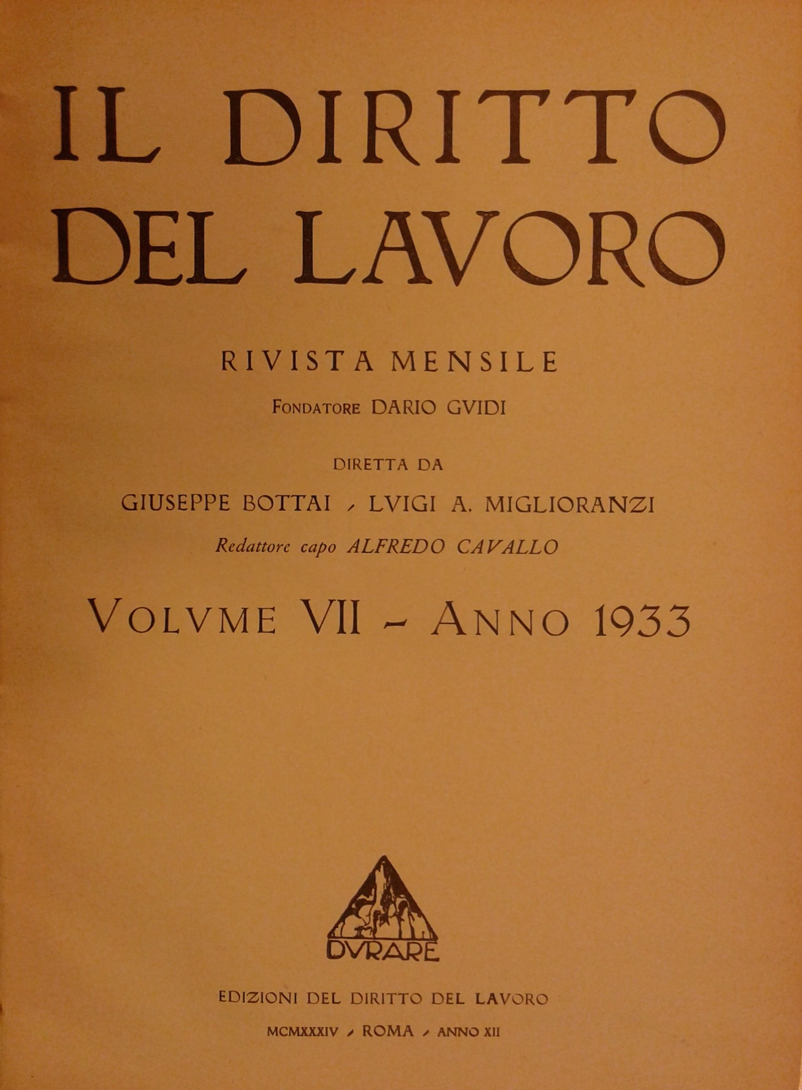 Il Diritto del lavoro