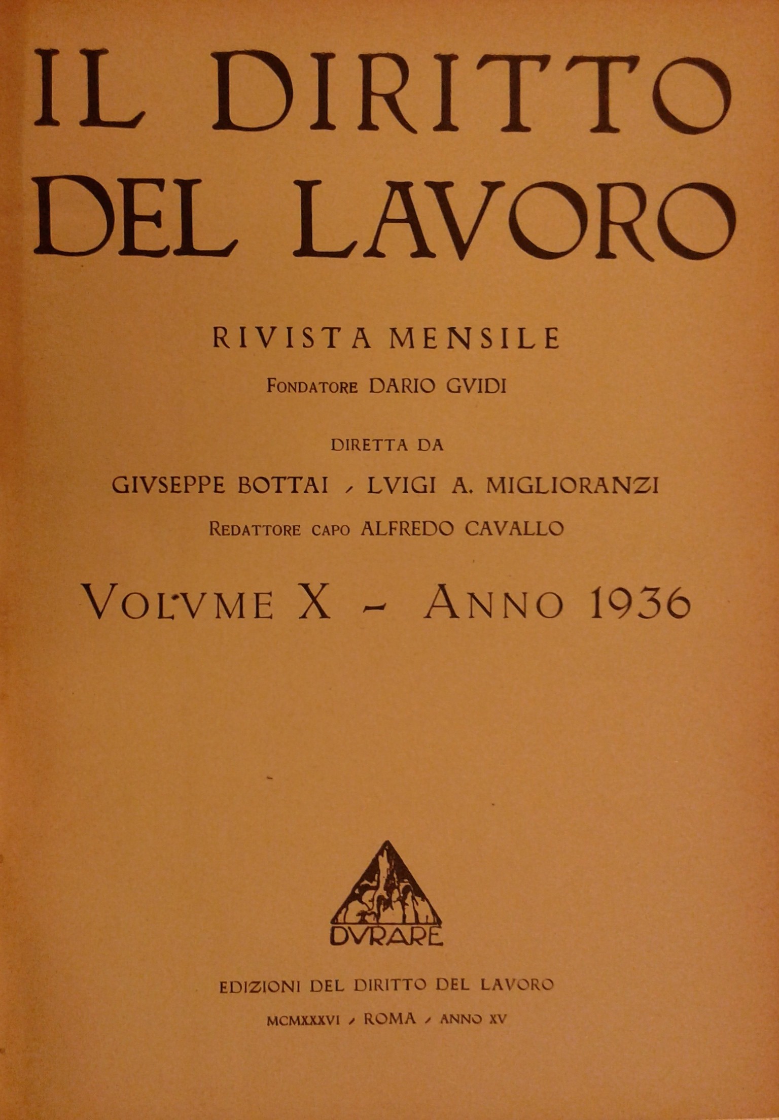 Il Diritto del lavoro