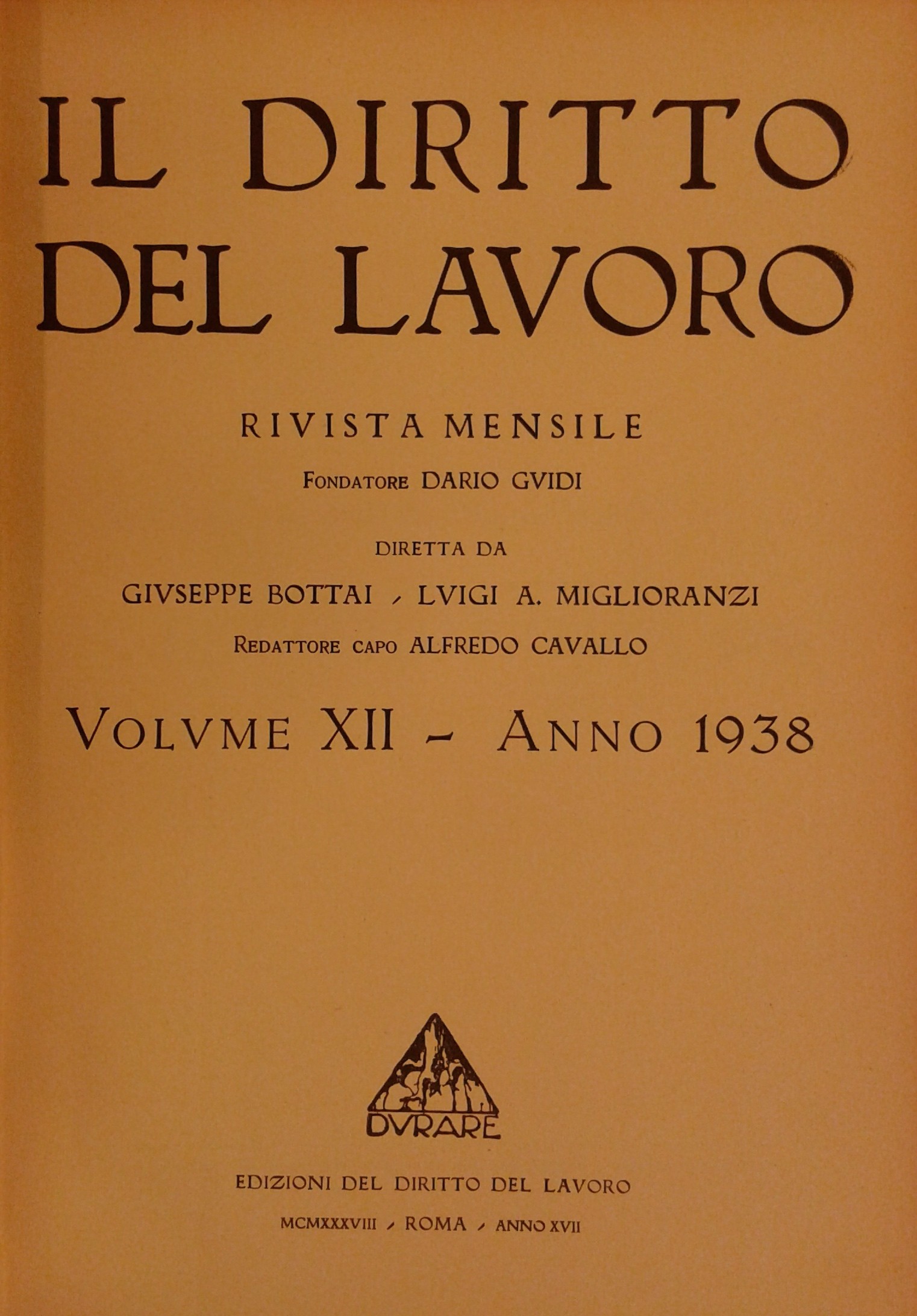 Il Diritto del lavoro