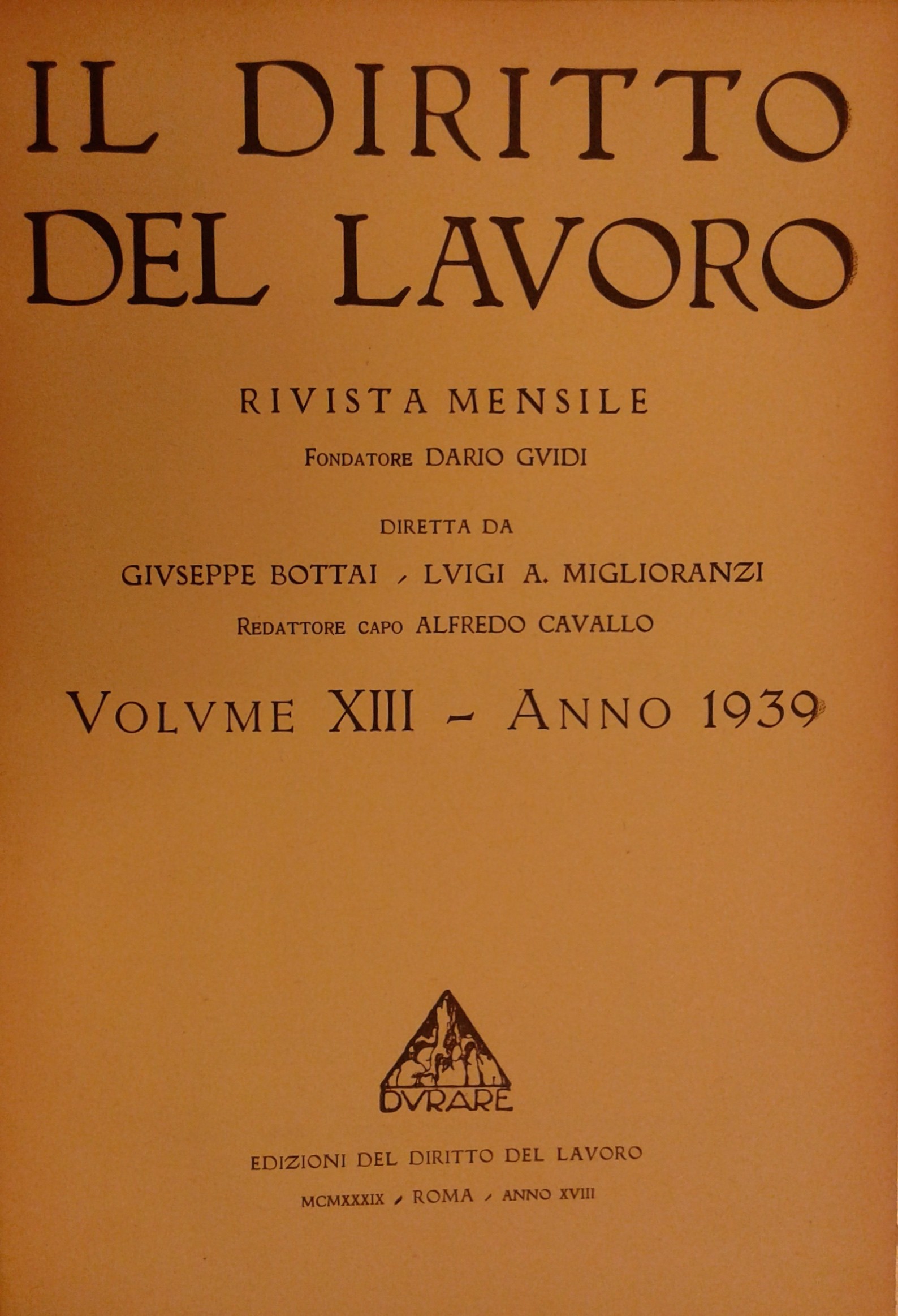 Il Diritto del lavoro