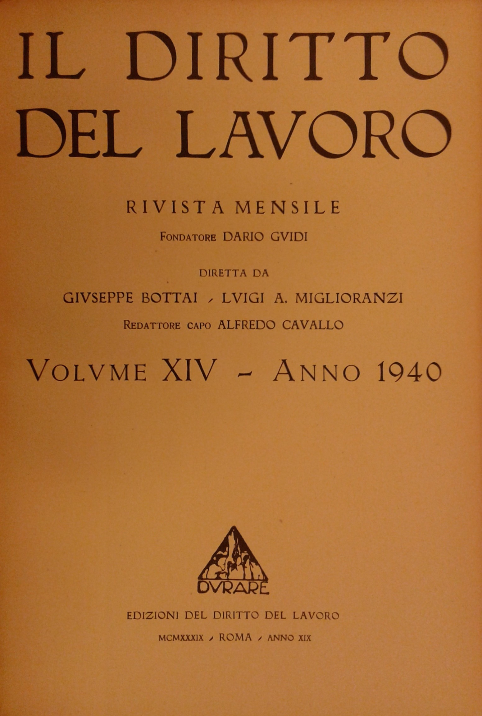 Il Diritto del lavoro