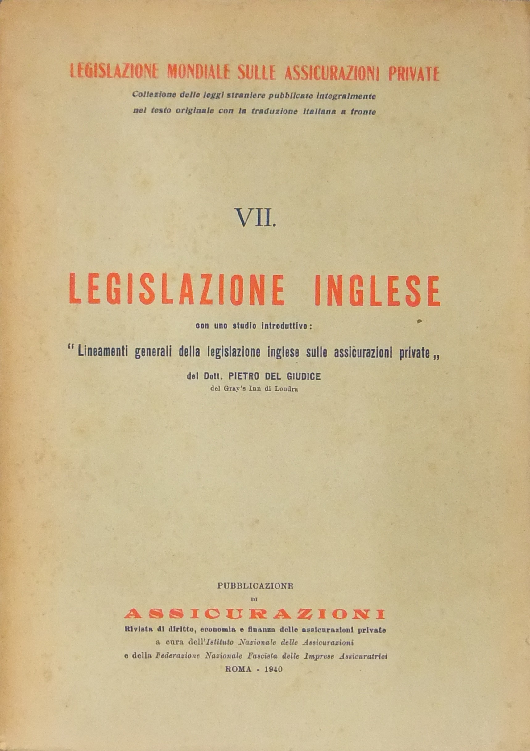 Legislazione mondiale sulle assicurazioni private