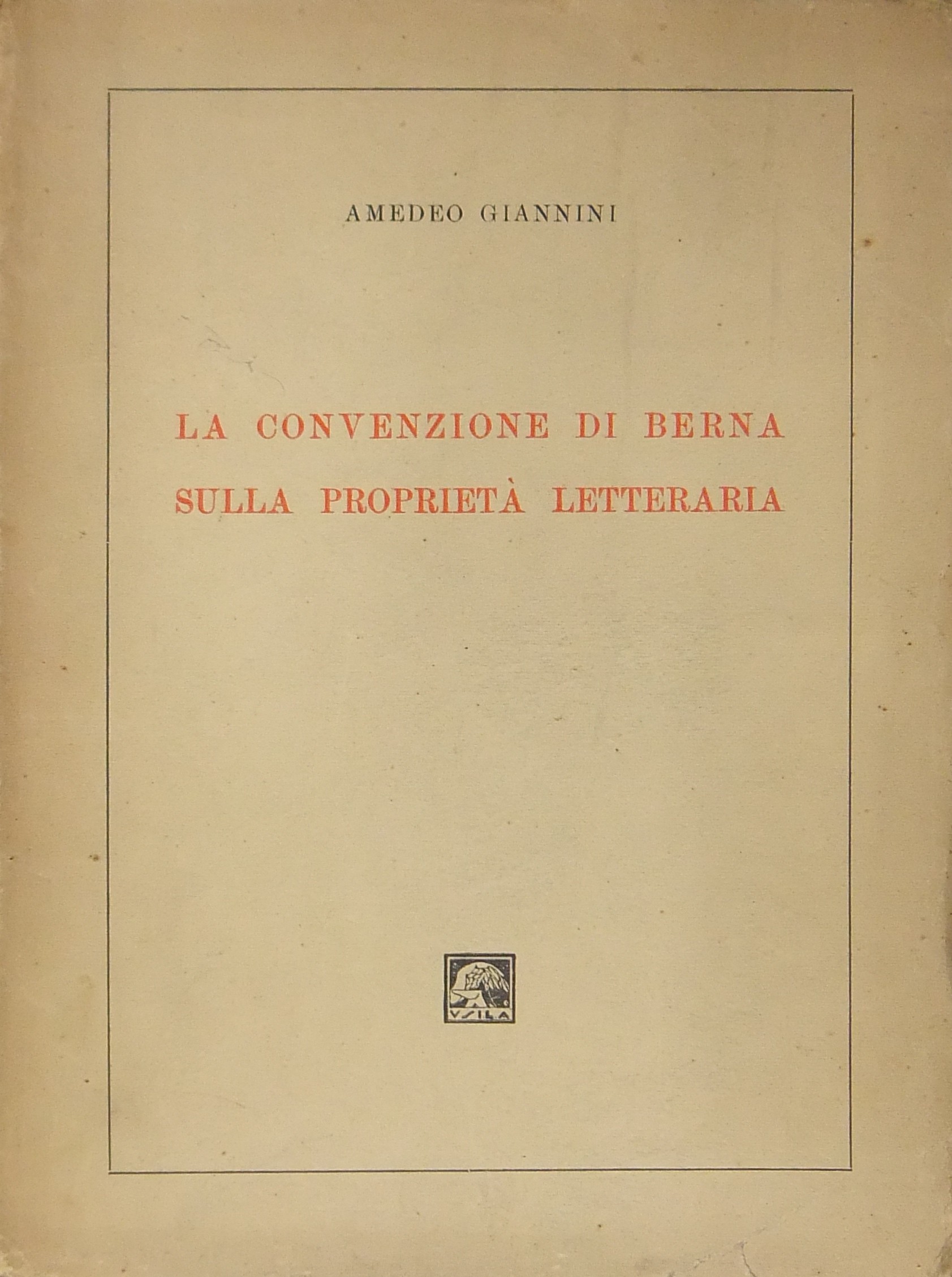 La convenzione di Berna sulla proprietà letteraria