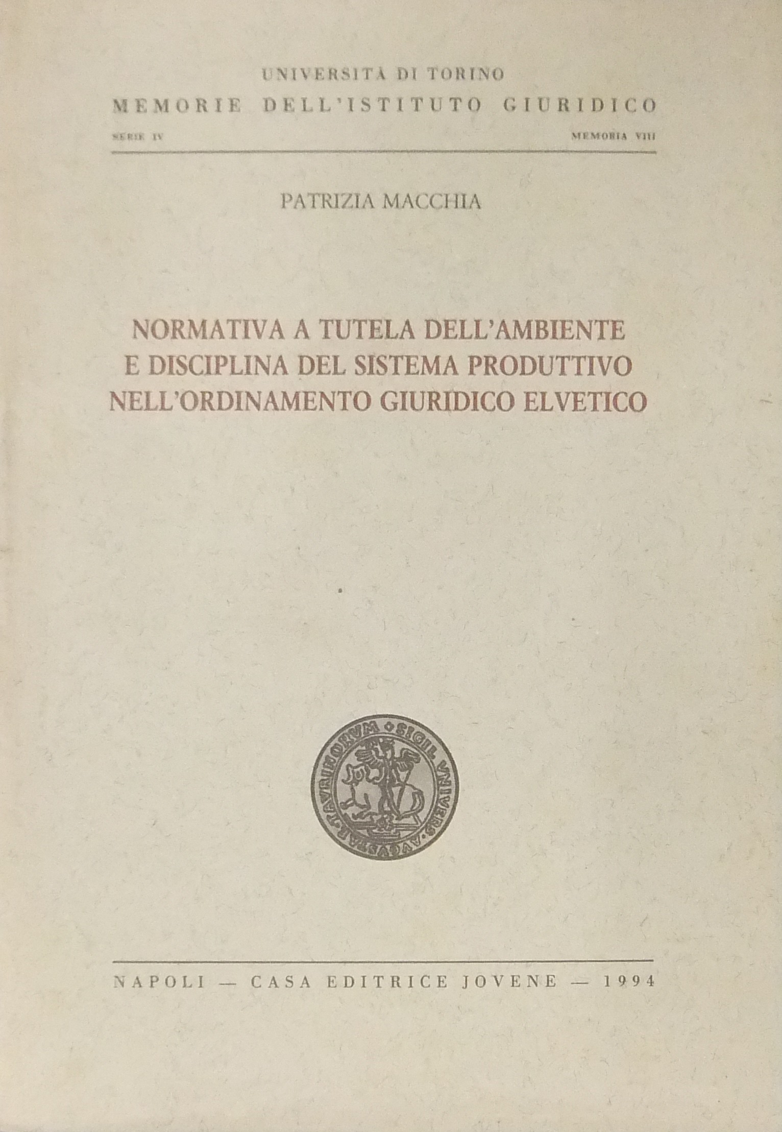 Normativa a tutela dell'ambiente